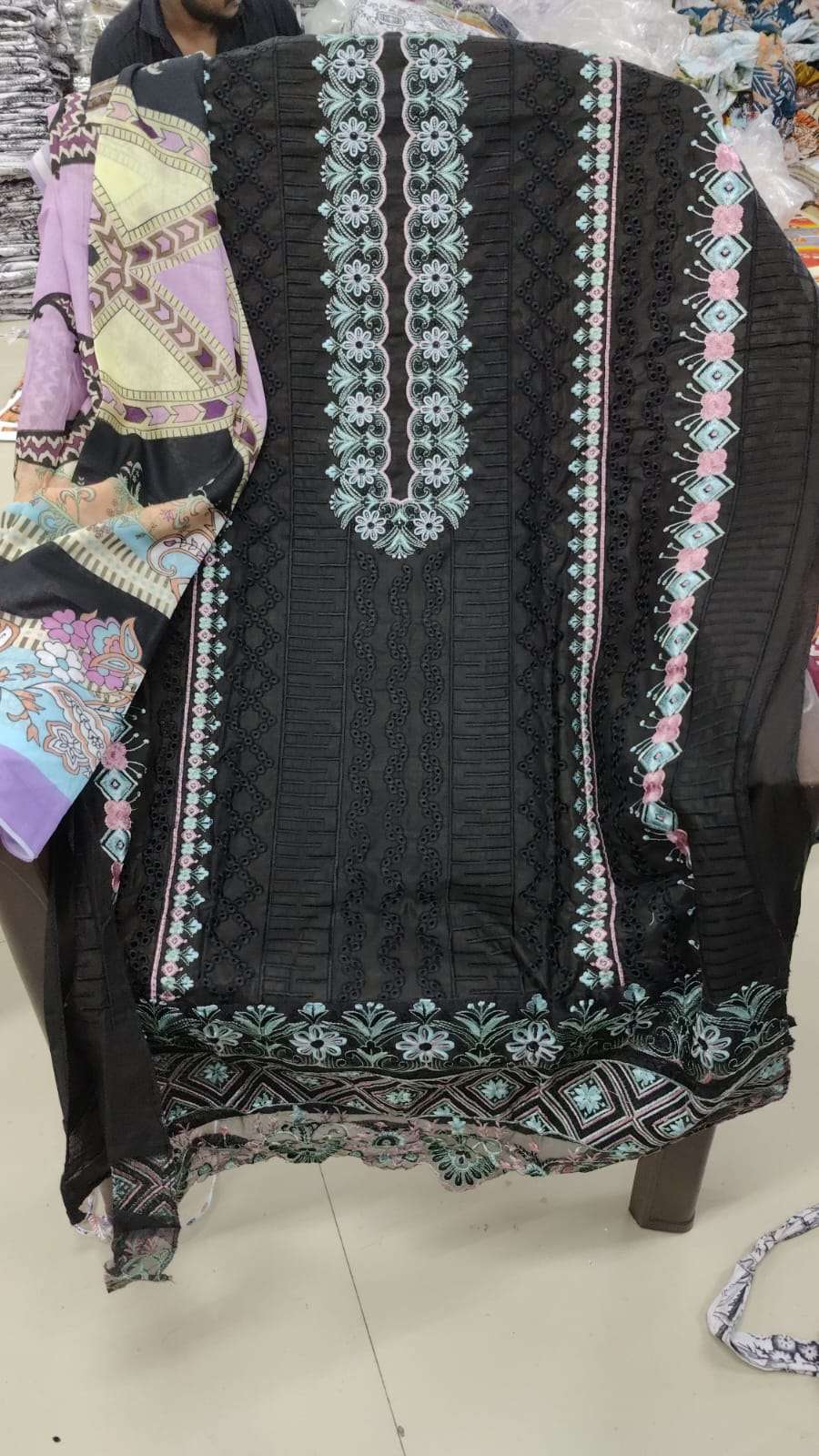 Mushq Hit Design 218-B By Mushq Beautiful Pakistani Suits Colorful Stylish Fancy Casual Wear Pure Cotton Embroidered Dresses At Wholesale Price