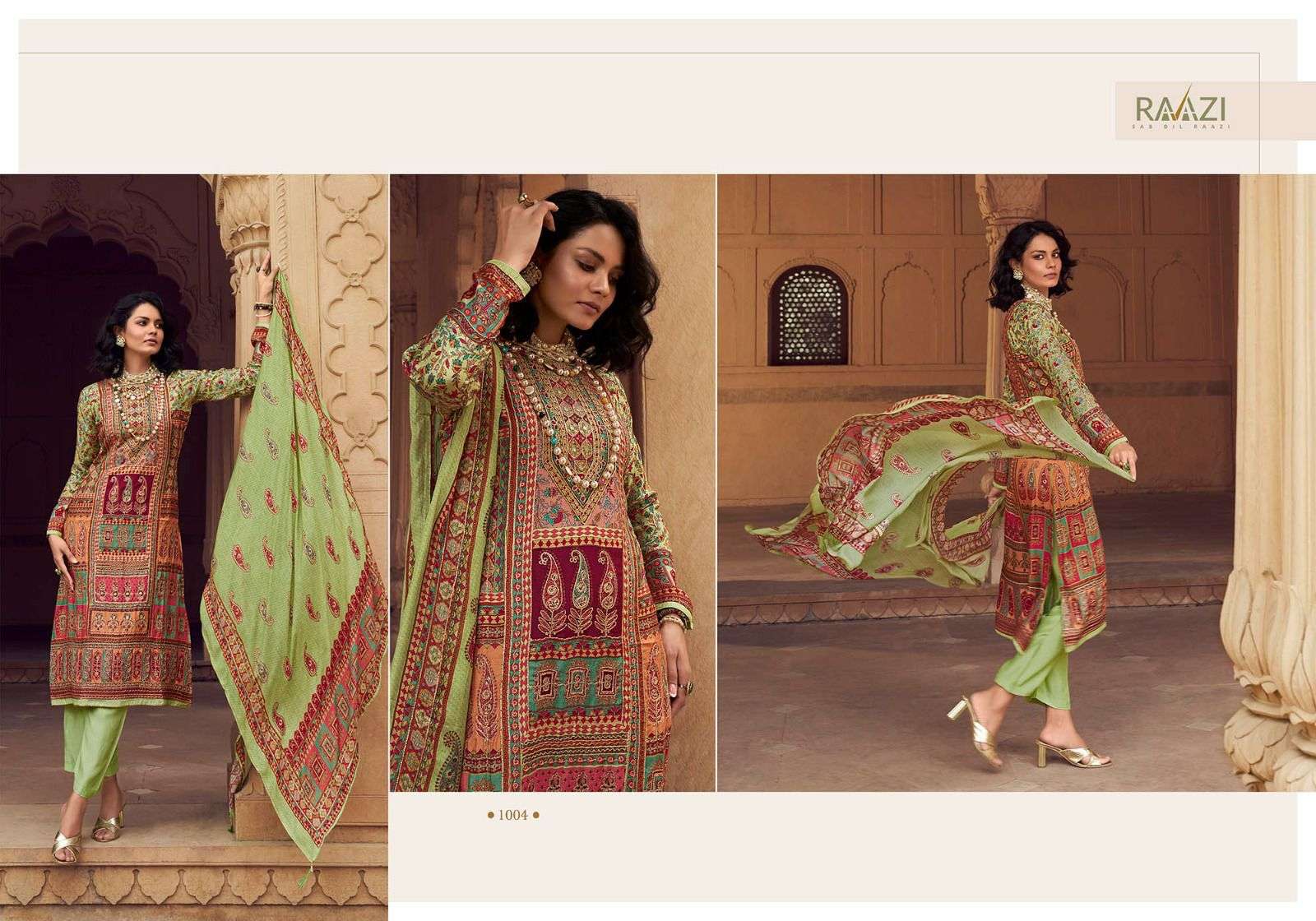 Falak By Rama Fashion 1001 To 1006 Series Beautiful Festive Suits Colorful Stylish Fancy Casual Wear & Ethnic Wear Premium Bemberg Muslin Dresses At Wholesale Price