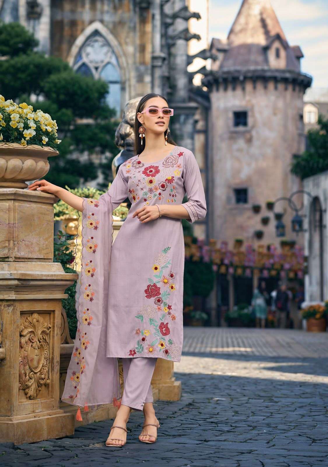 Fleur Vol-4 By Kailee 41211 To 41216 Series Beautiful Festive Suits Colorful Stylish Fancy Casual Wear & Ethnic Wear Pure Viscose Organza Dresses At Wholesale Price