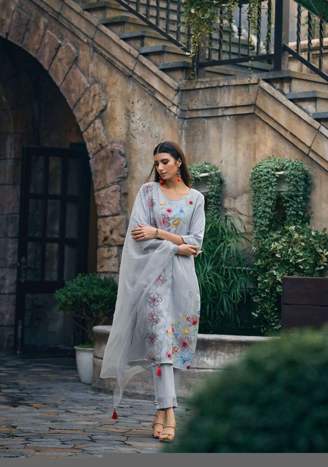 Fleur Vol-4 By Kailee 41211 To 41216 Series Beautiful Festive Suits Colorful Stylish Fancy Casual Wear & Ethnic Wear Pure Viscose Organza Dresses At Wholesale Price