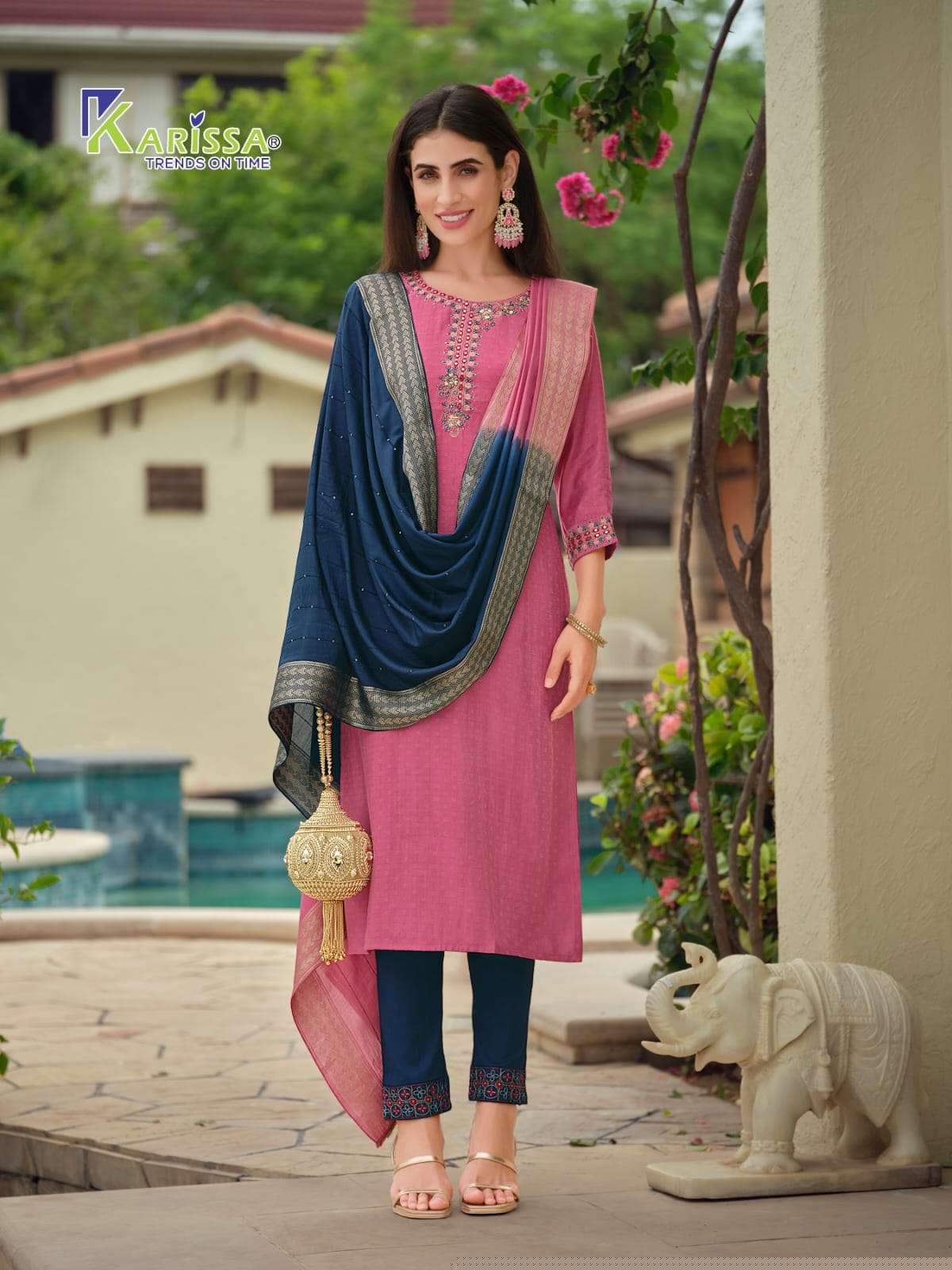 Nora By Karissa 9001 To 9006 Series Beautiful Sharara Suits Colorful Stylish Fancy Casual Wear & Ethnic Wear Viscose Silk Dresses At Wholesale Price