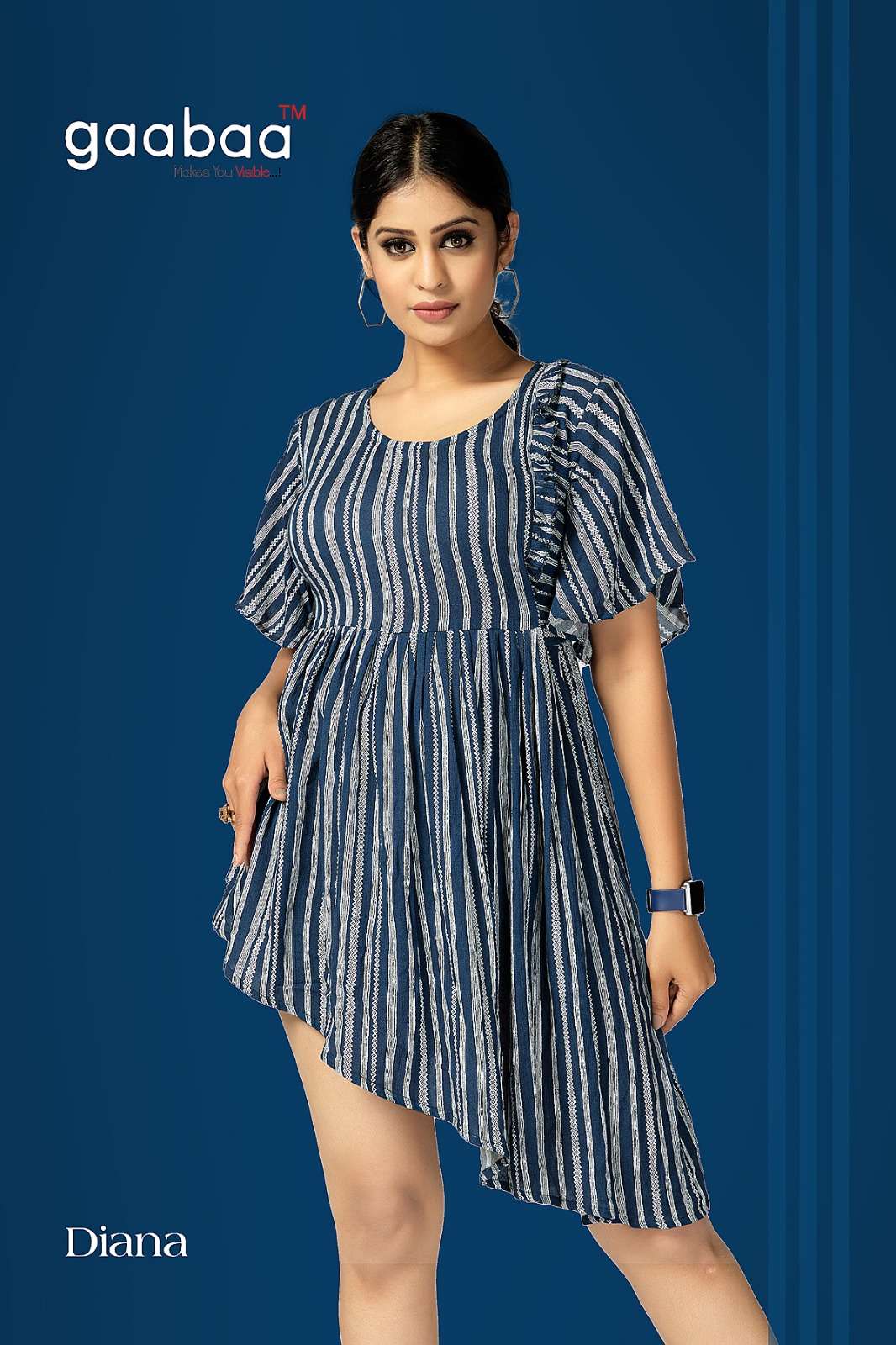 Diana By Gaabaa 01 To 03 Series Beautiful Stylish Fancy Colorful Casual Wear & Ethnic Wear Heavy Rayon Tops At Wholesale Price