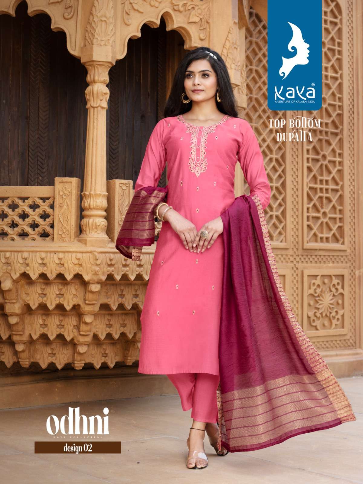 Odhani By Kaya 01 To 08 Series Beautiful Suits Colorful Stylish Fancy Casual Wear & Ethnic Wear Roman Silk Embroidered Dresses At Wholesale Price