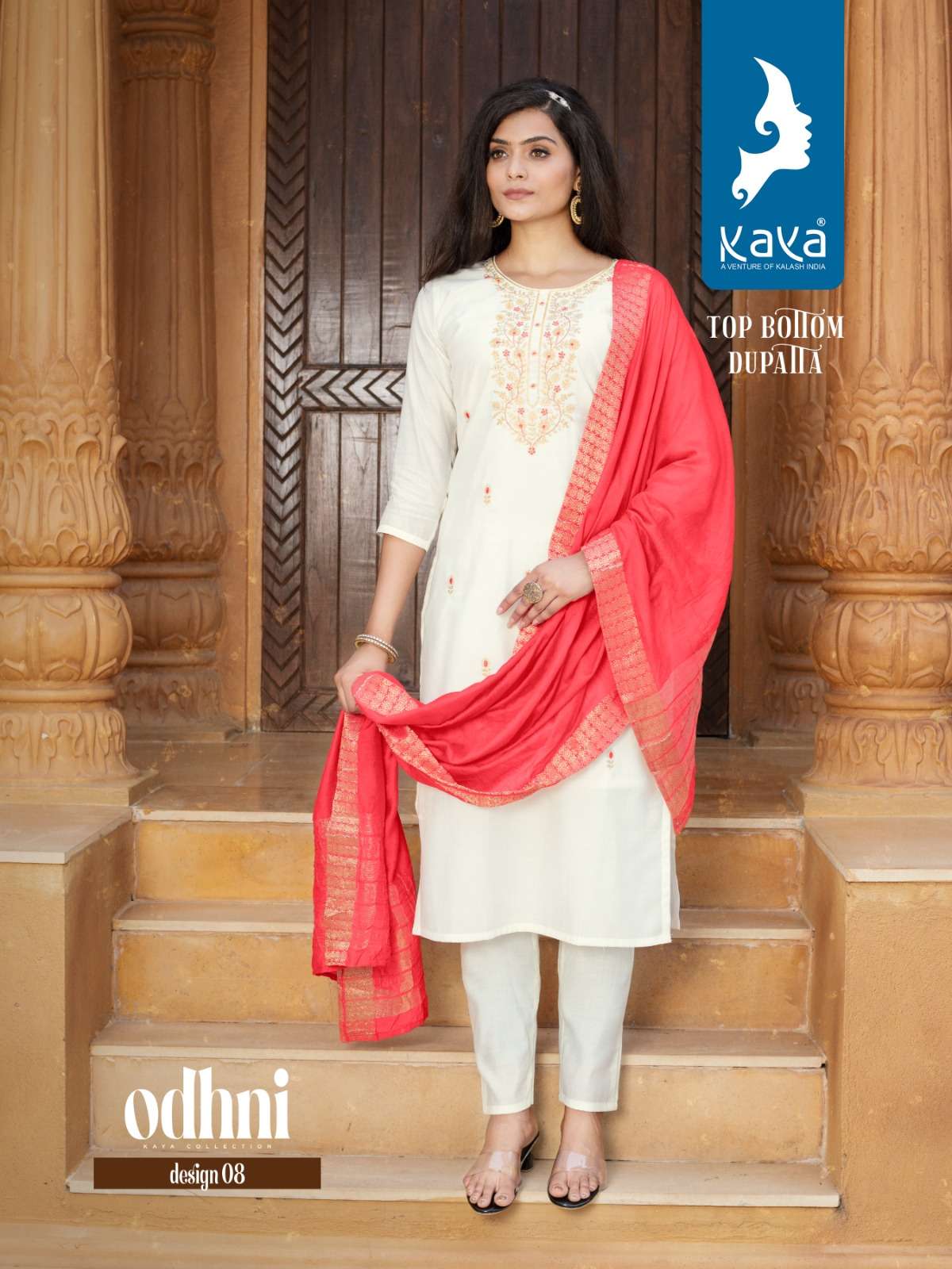 Odhani By Kaya 01 To 08 Series Beautiful Suits Colorful Stylish Fancy Casual Wear & Ethnic Wear Roman Silk Embroidered Dresses At Wholesale Price