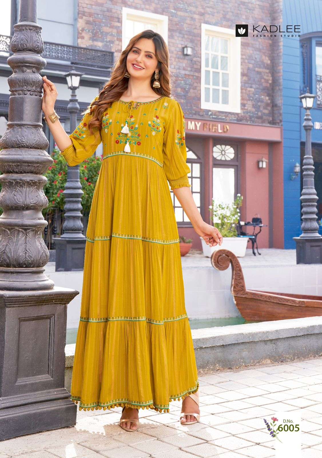Jennifer Vol-2 By Kadlee 6005 To 6008 Series Designer Stylish Fancy Colorful Beautiful Party Wear & Ethnic Wear Collection Viscose Rayon Gowns At Wholesale Price