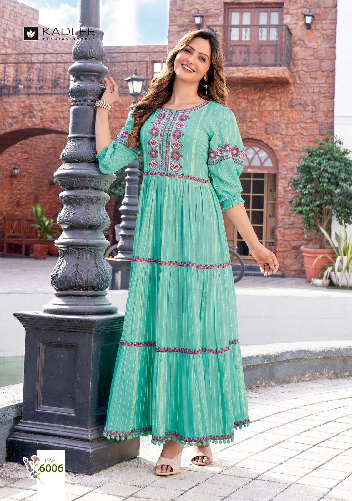 Jennifer Vol-2 By Kadlee 6005 To 6008 Series Designer Stylish Fancy Colorful Beautiful Party Wear & Ethnic Wear Collection Viscose Rayon Gowns At Wholesale Price
