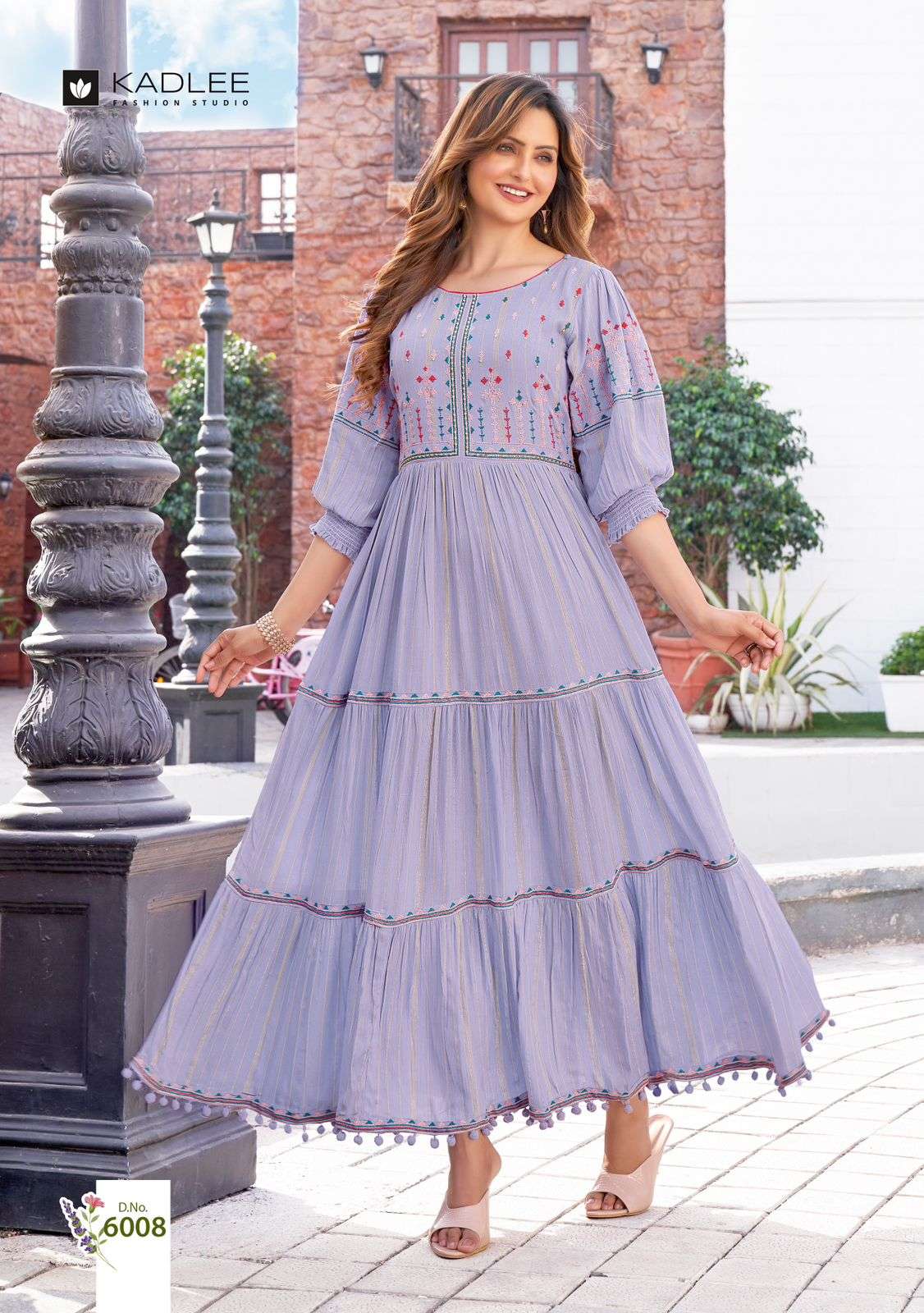 Jennifer Vol-2 By Kadlee 6005 To 6008 Series Designer Stylish Fancy Colorful Beautiful Party Wear & Ethnic Wear Collection Viscose Rayon Gowns At Wholesale Price