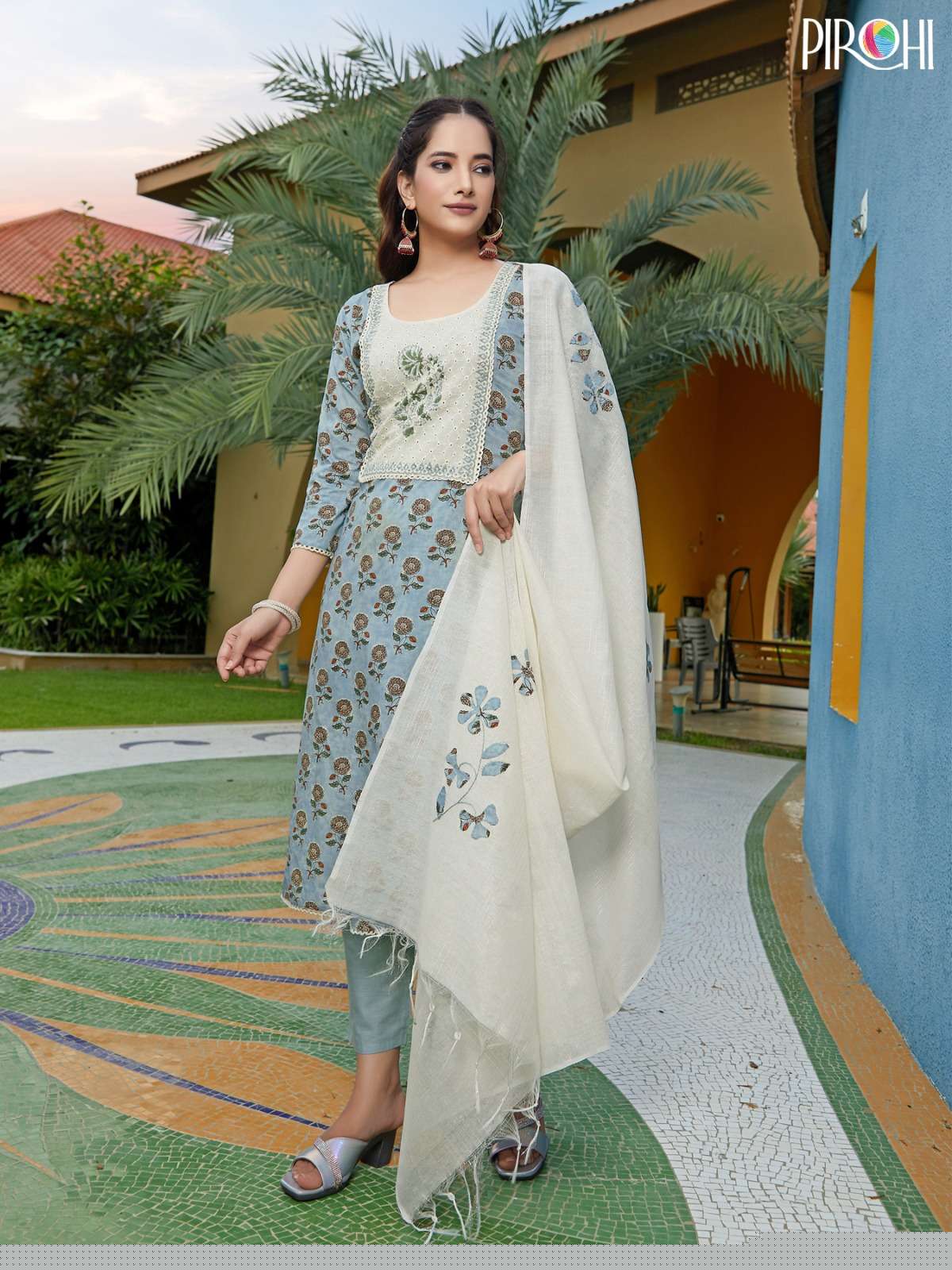 Cotton Rani By Pirohi 1001 To 1004 Series Beautiful Suits Colorful Stylish Fancy Casual Wear & Ethnic Wear Cotton Embroidery Dresses At Wholesale Price