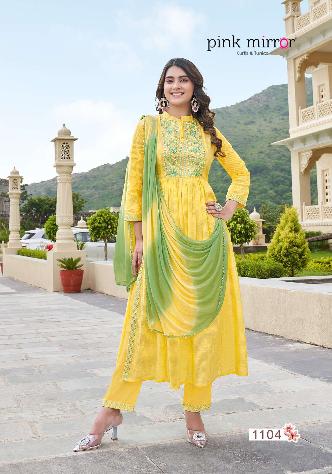 Fairytales By Pink Mirror 1101 To 1106 Series Beautiful Suits Colorful Stylish Fancy Casual Wear & Ethnic Wear Pure Cotton Dresses At Wholesale Price