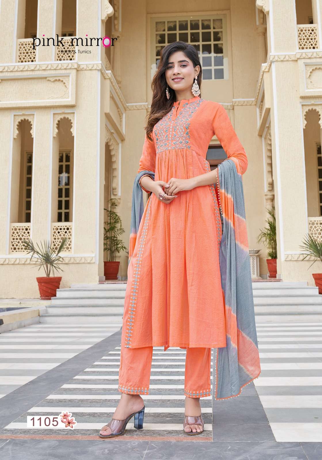 Fairytales By Pink Mirror 1101 To 1106 Series Beautiful Suits Colorful Stylish Fancy Casual Wear & Ethnic Wear Pure Cotton Dresses At Wholesale Price