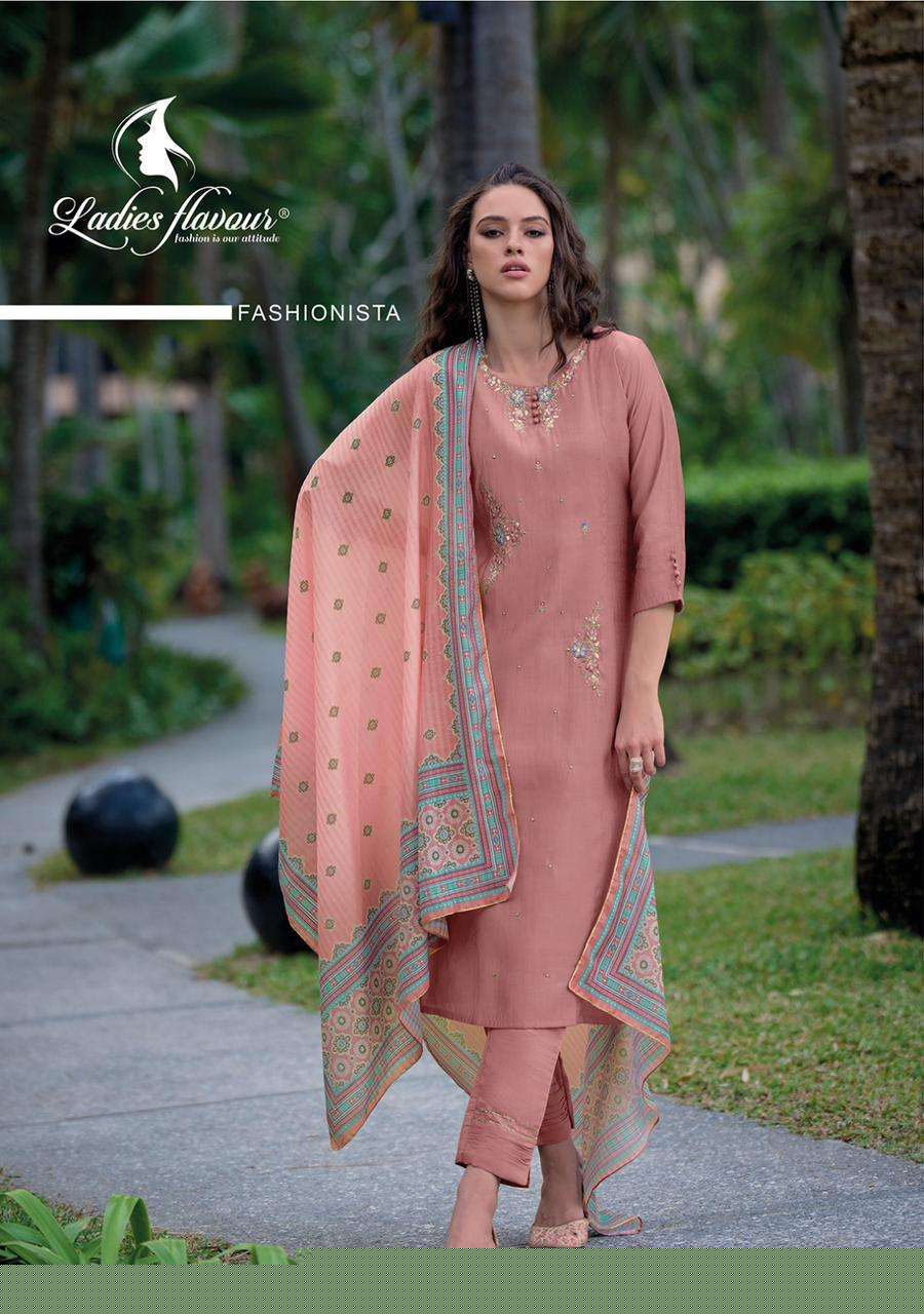 Mirza By Ladies Flavour 1001 To 1006 Series Festive Suits Beautiful Fancy Colorful Stylish Party Wear & Occasional Wear Modal Chanderi Dresses At Wholesale Price