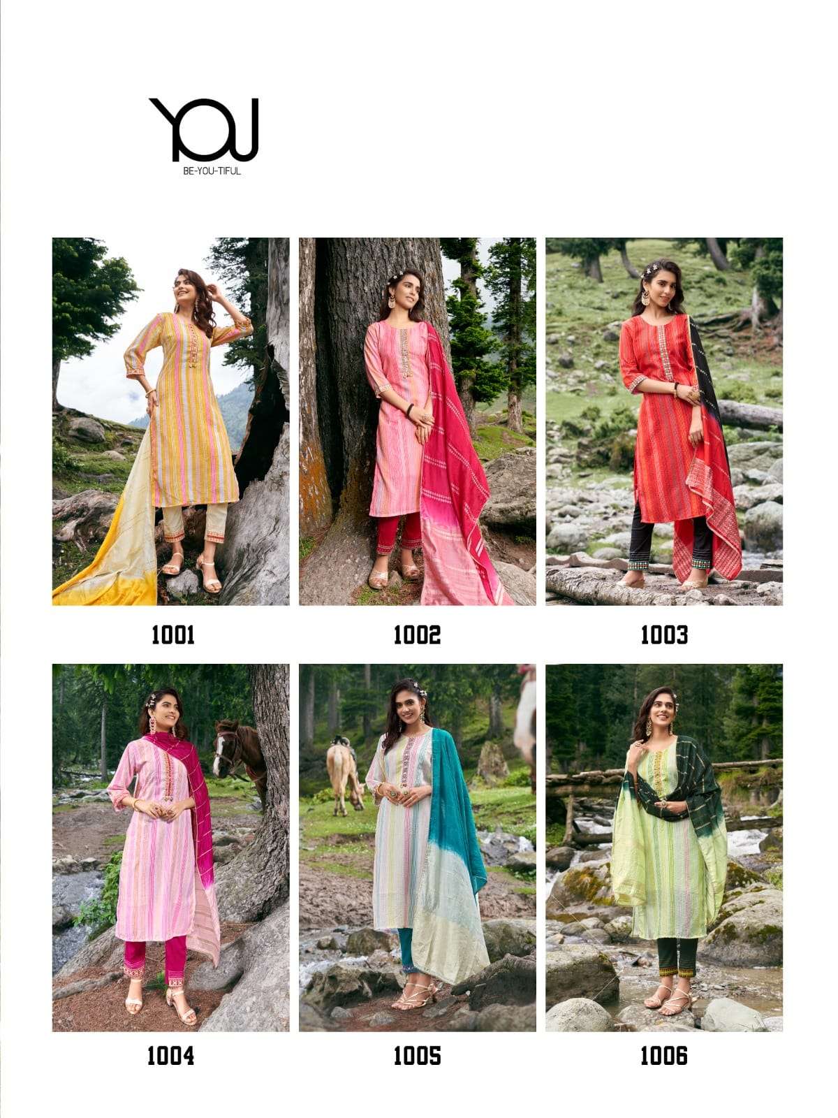 Heer By You 1001 To 1006 Series Designer Festive Festive Suits Collection Beautiful Stylish Fancy Colorful Party Wear & Occasional Wear Muslin Embroidered Dresses At Wholesale Price