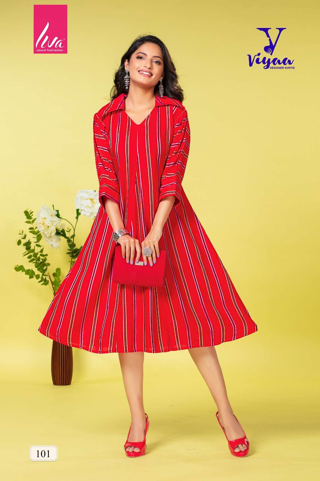 Pretty Girl Vol-1 By Viyaa Designer 1001 To 1008 Series Designer Stylish Fancy Colorful Beautiful Party Wear & Ethnic Wear Collection Rayon Print Kurtis At Wholesale Price