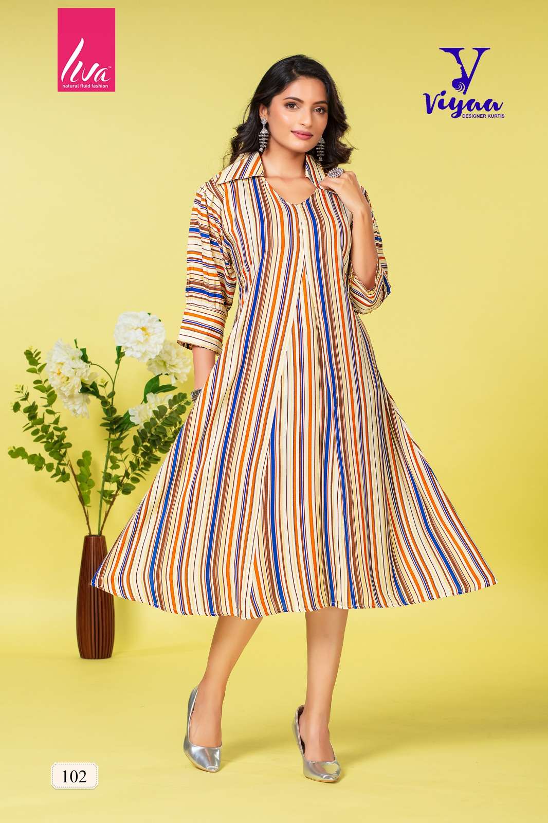 Pretty Girl Vol-1 By Viyaa Designer 1001 To 1008 Series Designer Stylish Fancy Colorful Beautiful Party Wear & Ethnic Wear Collection Rayon Print Kurtis At Wholesale Price