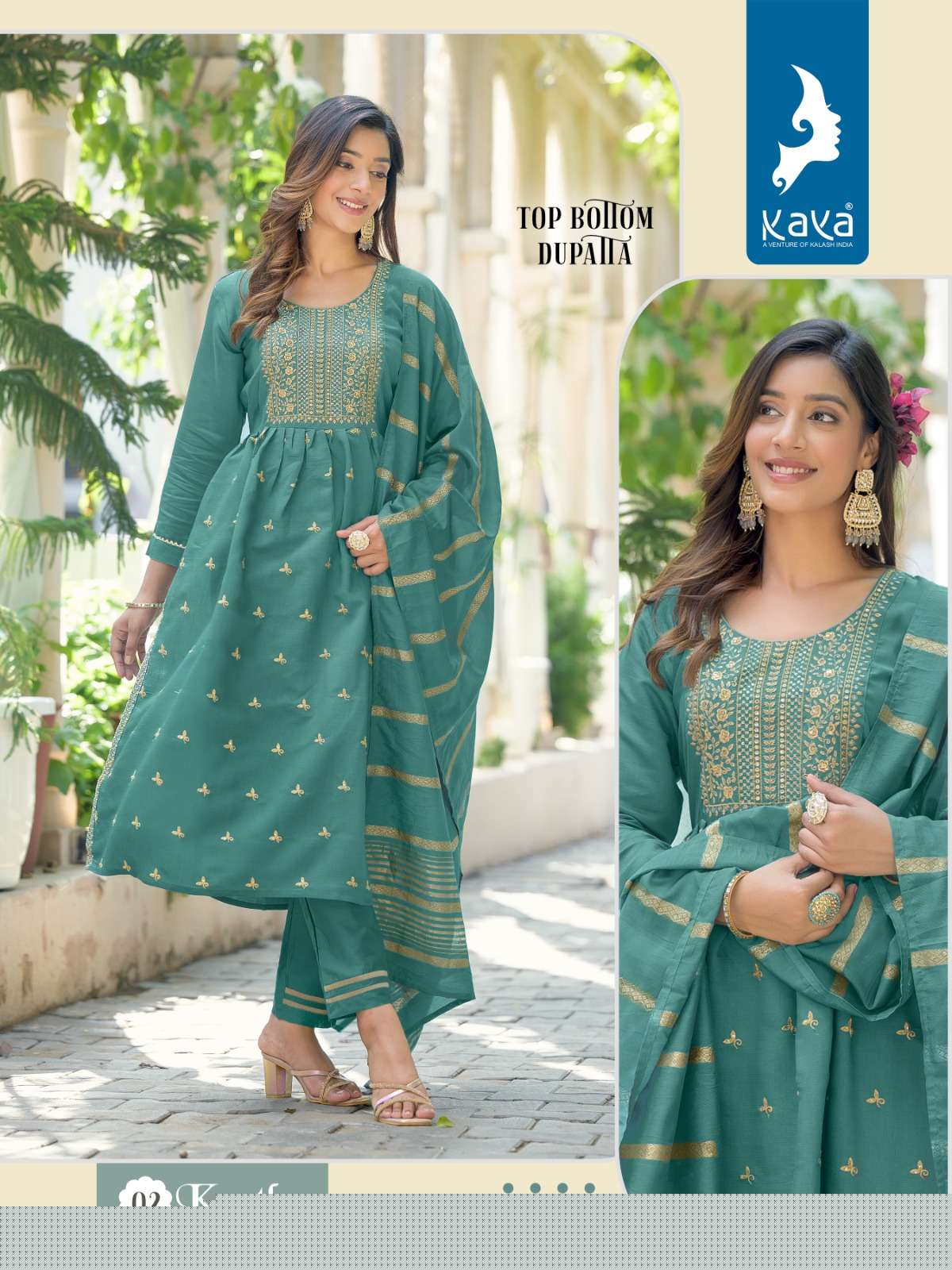 Kantha By Kaya 01 To 06 Series Designer Festive Suits Collection Beautiful Stylish Fancy Colorful Party Wear & Occasional Wear Pure Viscose Silk Dresses At Wholesale Price