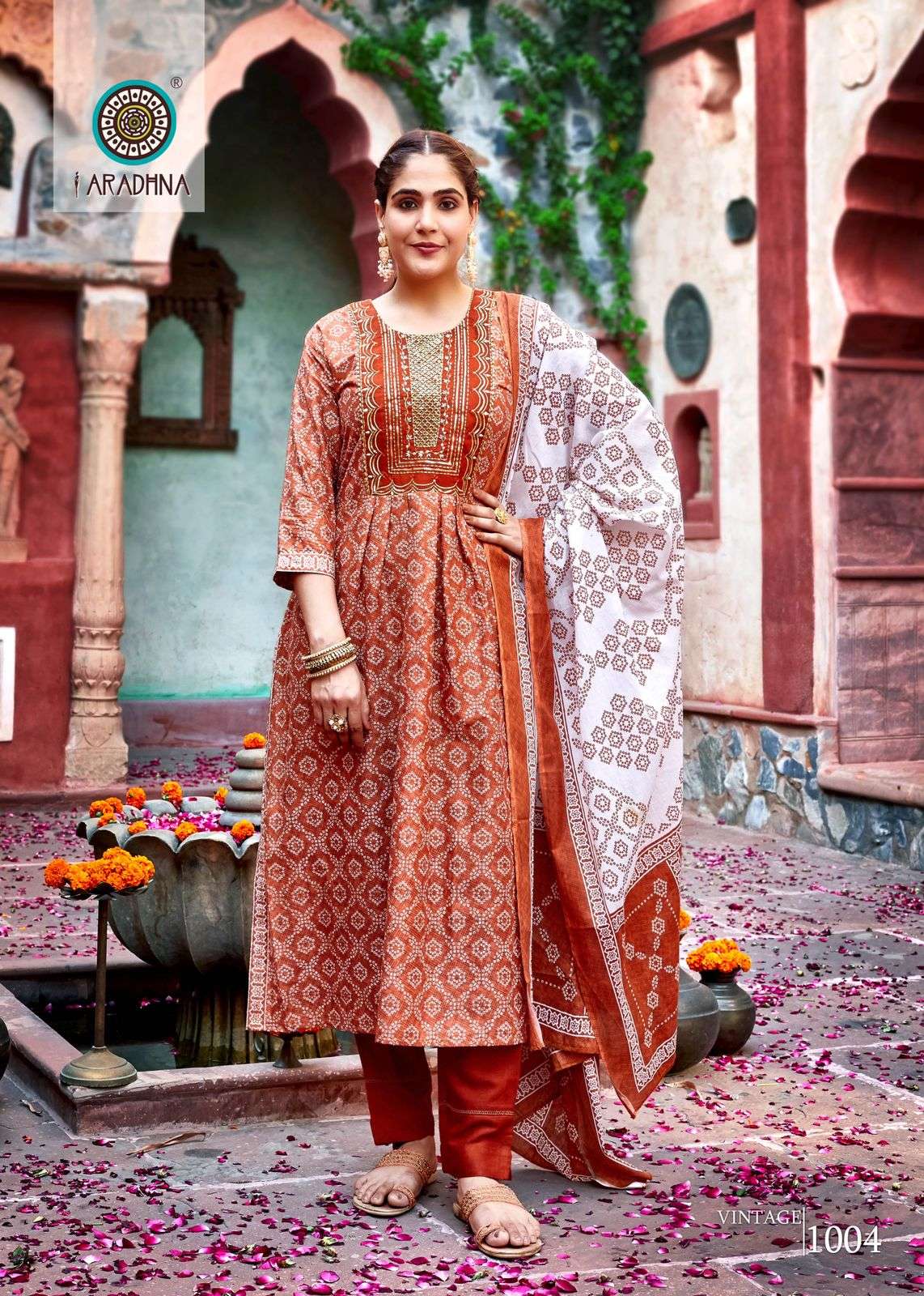 Vintage Vol-1 By Aradhna Fashion 1001 To 1008 Series Designer Festive Suits Collection Beautiful Stylish Fancy Colorful Party Wear & Occasional Wear Cotton Print Dresses At Wholesale Price