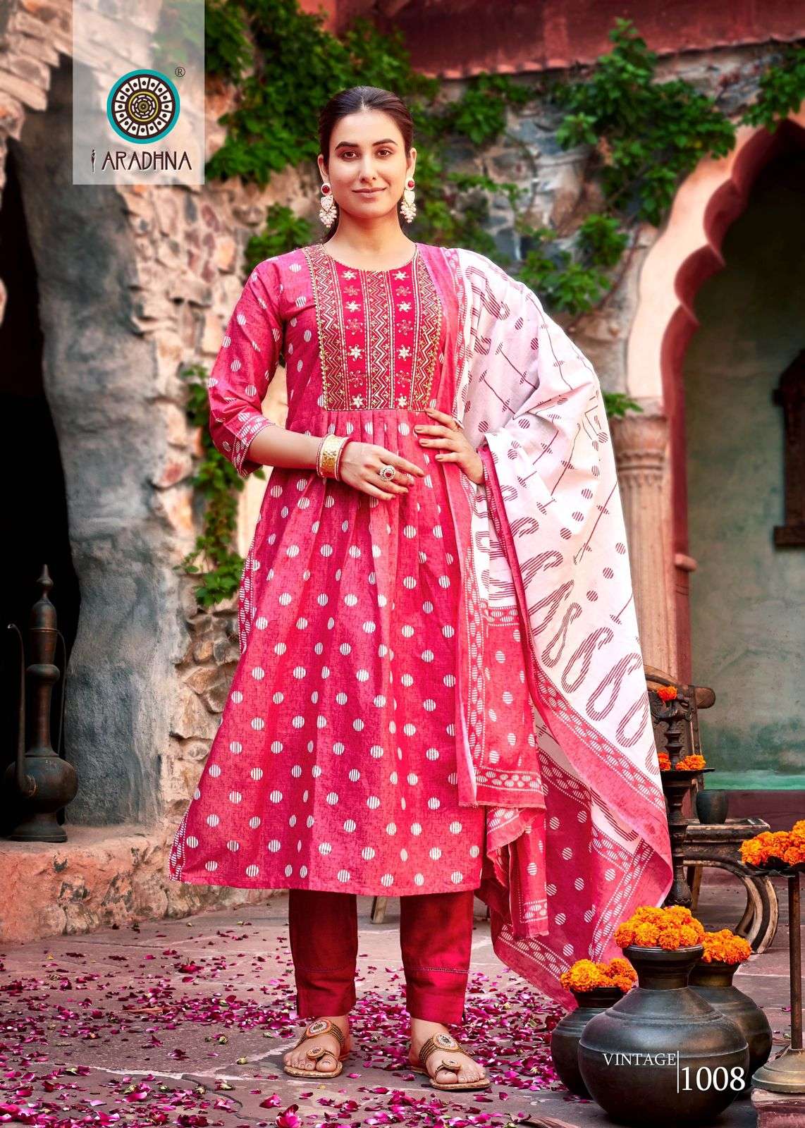 Vintage Vol-1 By Aradhna Fashion 1001 To 1008 Series Designer Festive Suits Collection Beautiful Stylish Fancy Colorful Party Wear & Occasional Wear Cotton Print Dresses At Wholesale Price