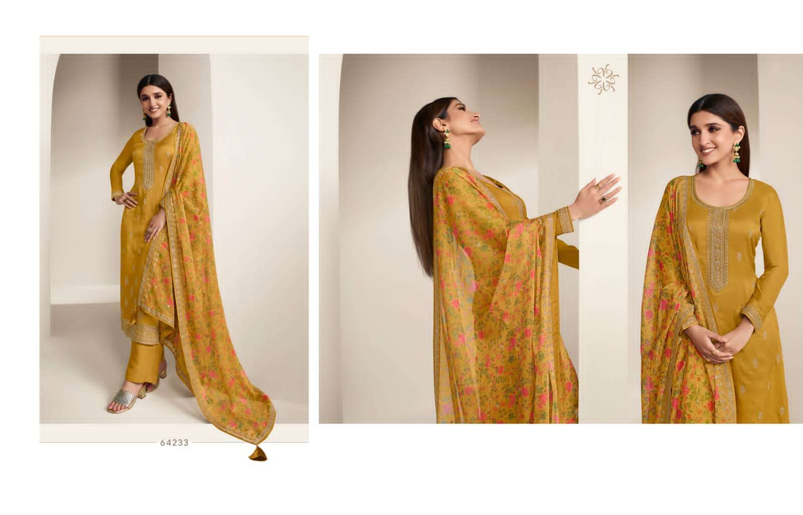 Kaseesh Aashna Vol-2 By Vinay Fashion 64231 To 64238 Series Beautiful Festive Suits Colorful Stylish Fancy Casual Wear & Ethnic Wear Dola Silk Print Dresses At Wholesale Price