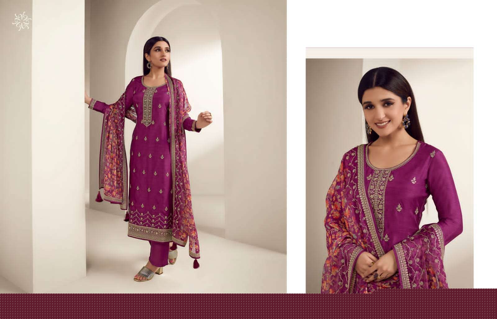 Kaseesh Aashna Vol-2 By Vinay Fashion 64231 To 64238 Series Beautiful Festive Suits Colorful Stylish Fancy Casual Wear & Ethnic Wear Dola Silk Print Dresses At Wholesale Price