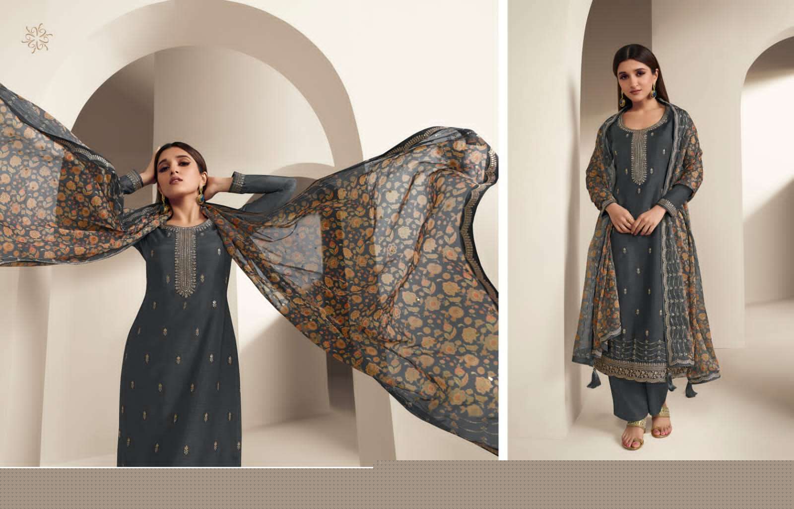 Kaseesh Aashna Vol-2 By Vinay Fashion 64231 To 64238 Series Beautiful Festive Suits Colorful Stylish Fancy Casual Wear & Ethnic Wear Dola Silk Print Dresses At Wholesale Price