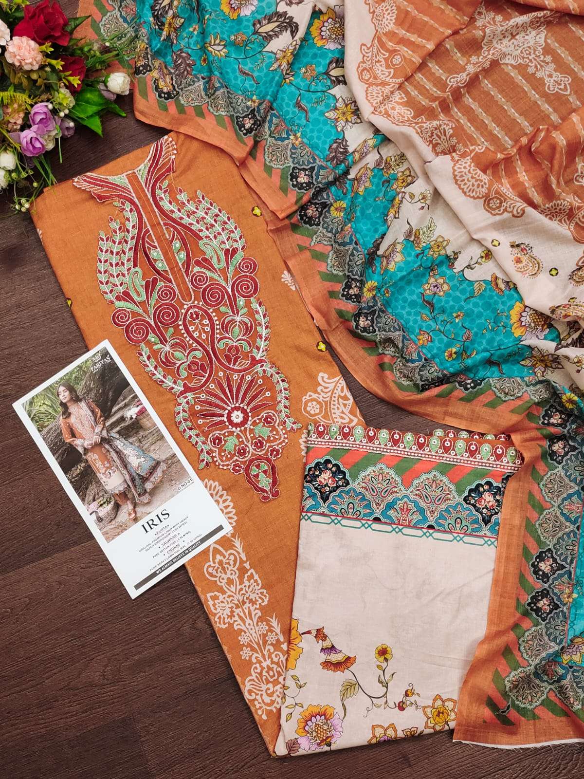 Iris By Fariyas Lawn 01 To 05 Series Pakistani Suits Collection Beautiful Stylish Fancy Colorful Party Wear & Occasional Wear Cambric Digital Print Dresses At Wholesale Price