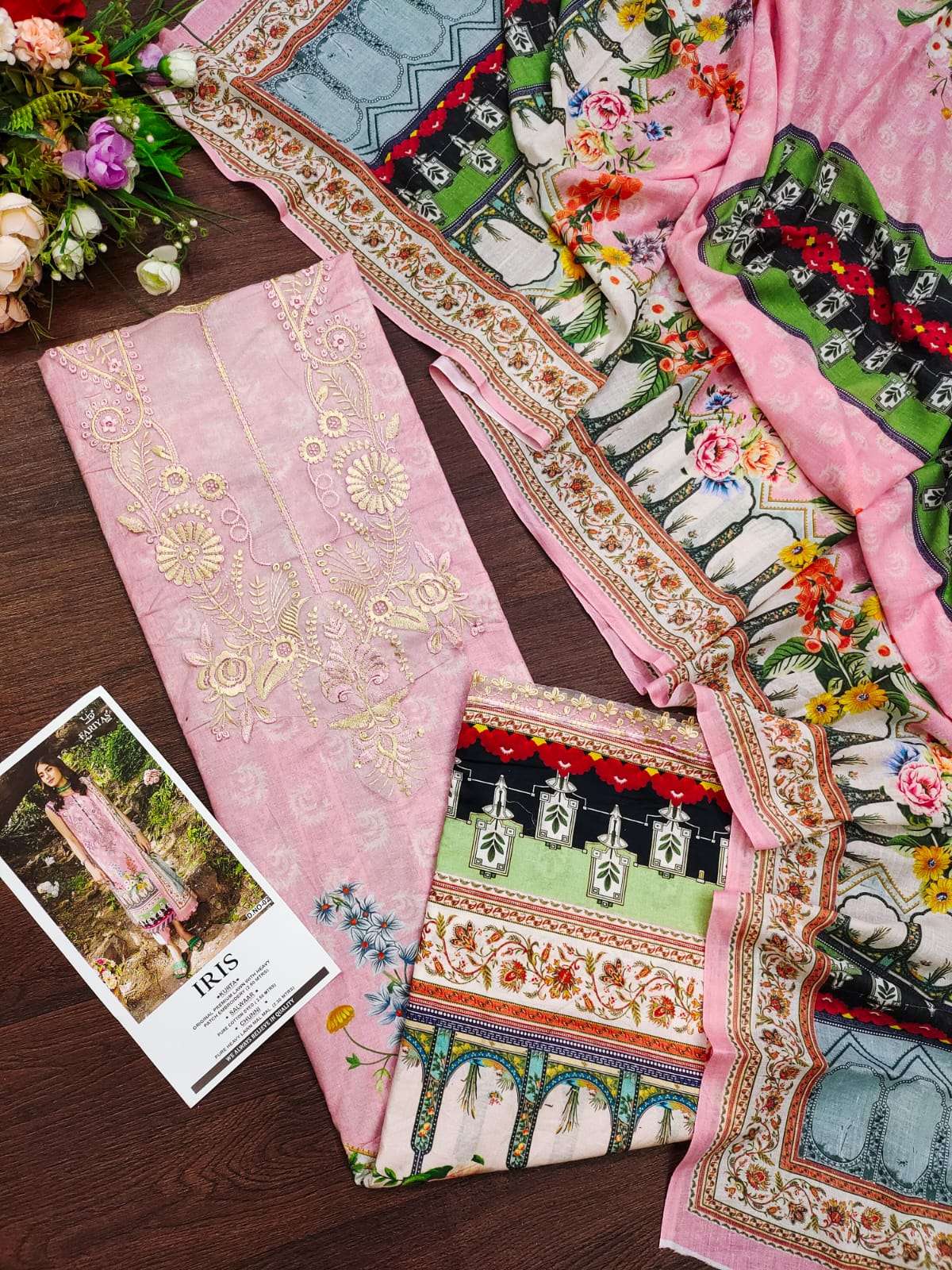 Iris By Fariyas Lawn 01 To 05 Series Pakistani Suits Collection Beautiful Stylish Fancy Colorful Party Wear & Occasional Wear Cambric Digital Print Dresses At Wholesale Price