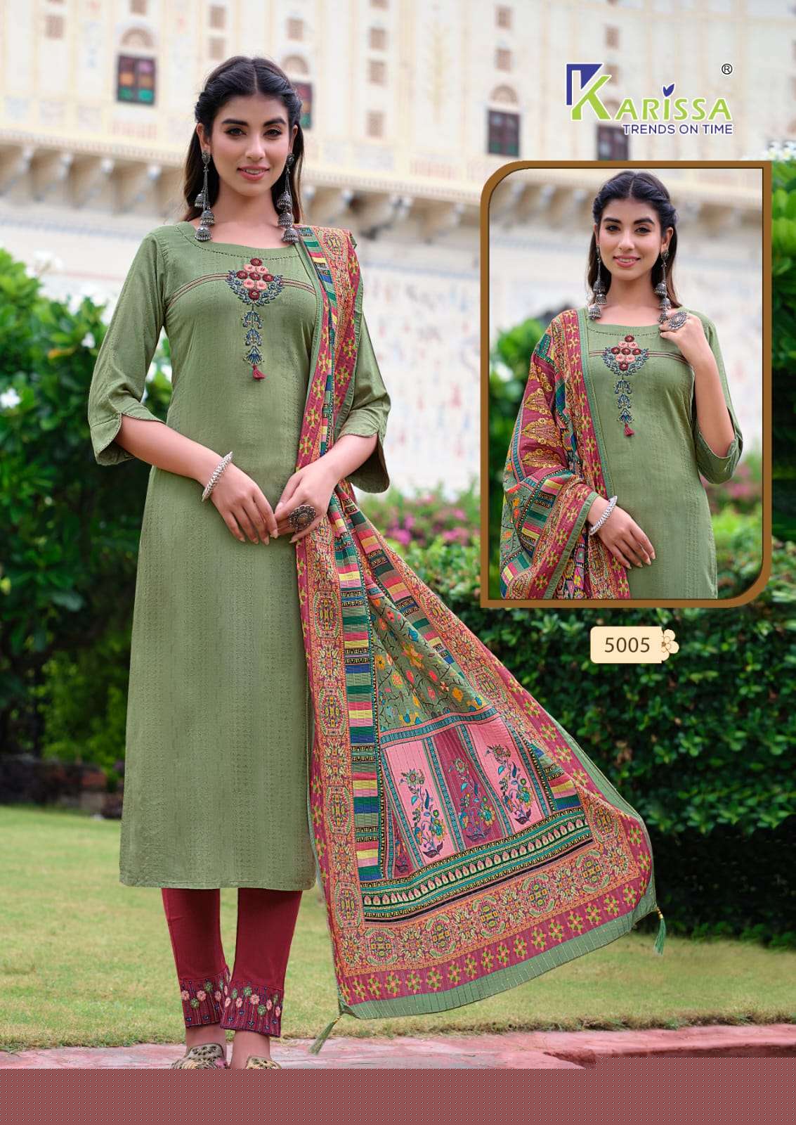 Bombay Beauty Vol-5 By Karissa 5001 To 5006 Series Designer Festive Suits Beautiful Fancy Colorful Stylish Party Wear & Occasional Wear Viscose Rayon Dresses At Wholesale Price