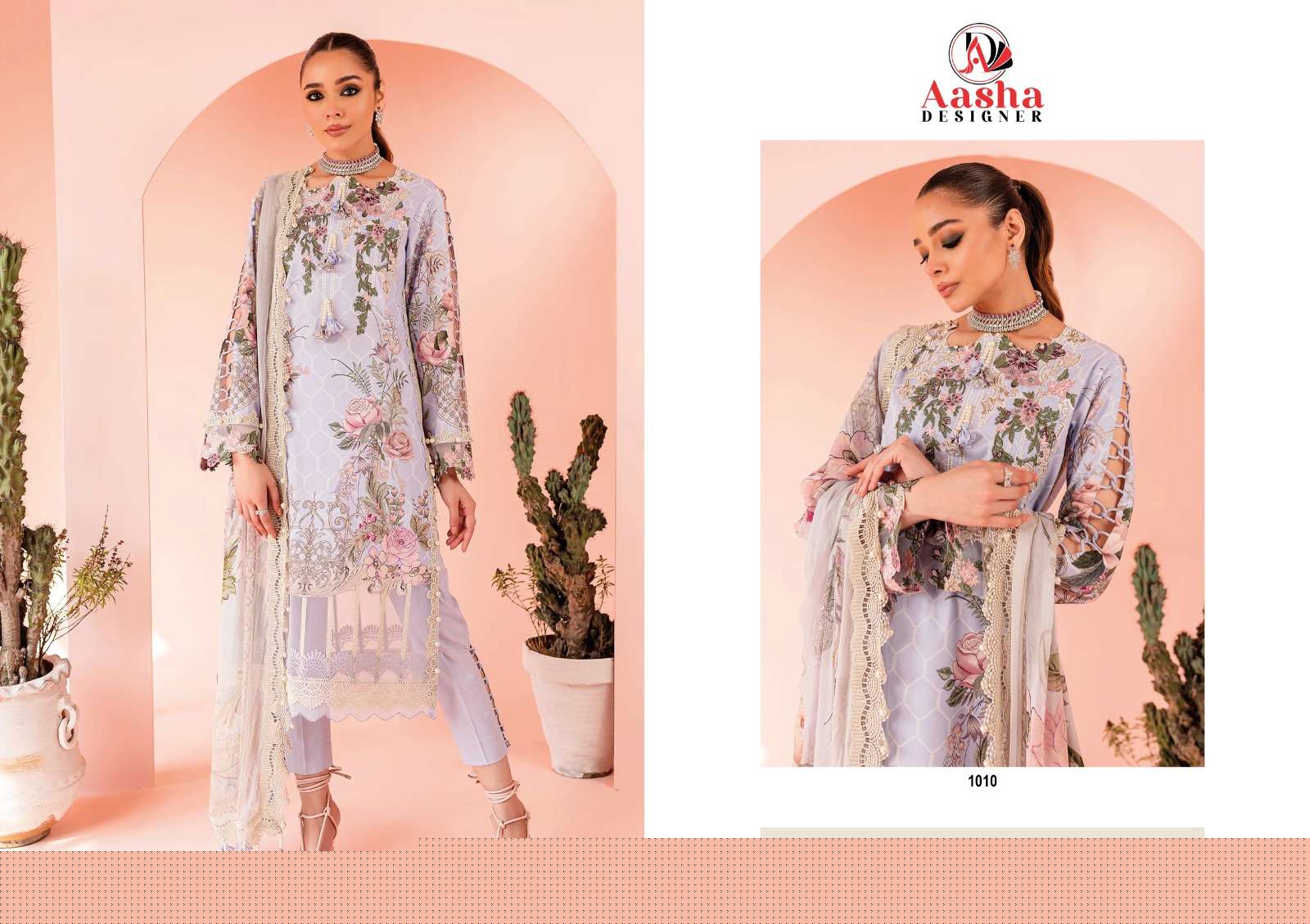 Queens Vol-2 By Aashna Designer 1008 To 1011 Series Designer Pakistani Suits Beautiful Fancy Stylish Colorful Party Wear & Occasional Wear Pure Cotton Print With Embroidery Dresses At Wholesale Price