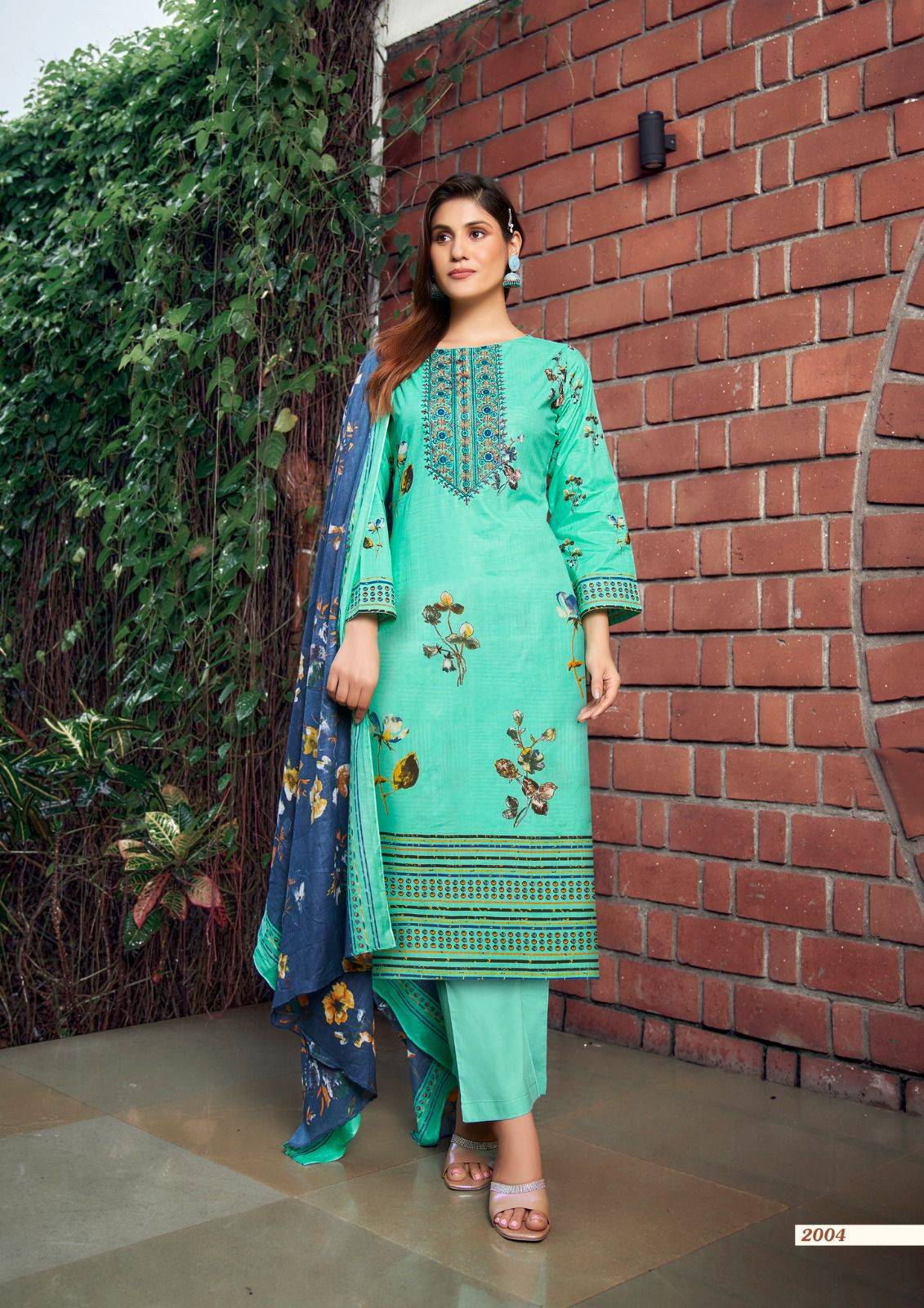 Bella Vol-2 By Yashika Trends 2001 To 2008 Series Designer Festive Suits Beautiful Stylish Fancy Colorful Party Wear & Occasional Wear Pure Cotton Print Dresses At Wholesale Price