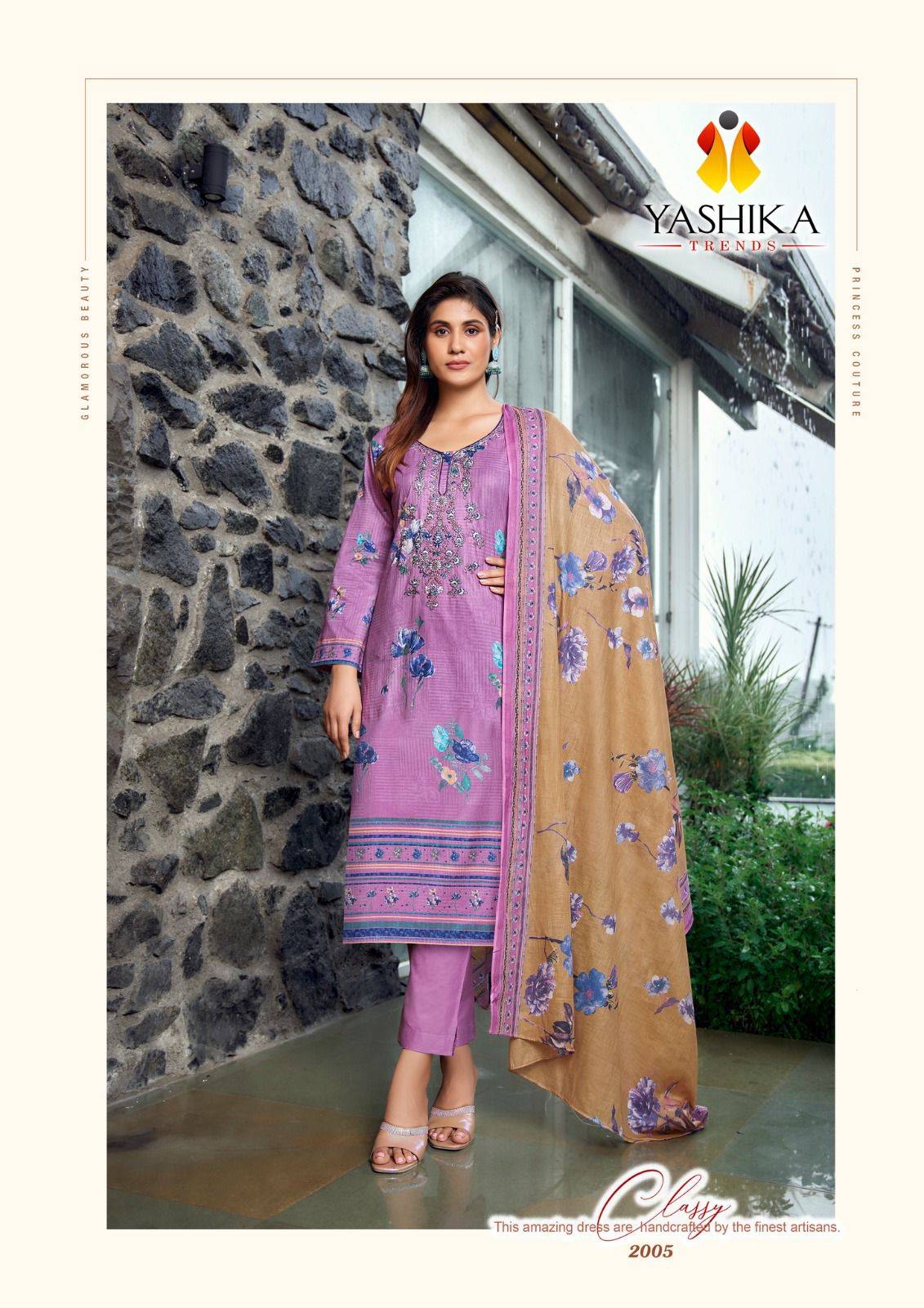 Bella Vol-2 By Yashika Trends 2001 To 2008 Series Designer Festive Suits Beautiful Stylish Fancy Colorful Party Wear & Occasional Wear Pure Cotton Print Dresses At Wholesale Price