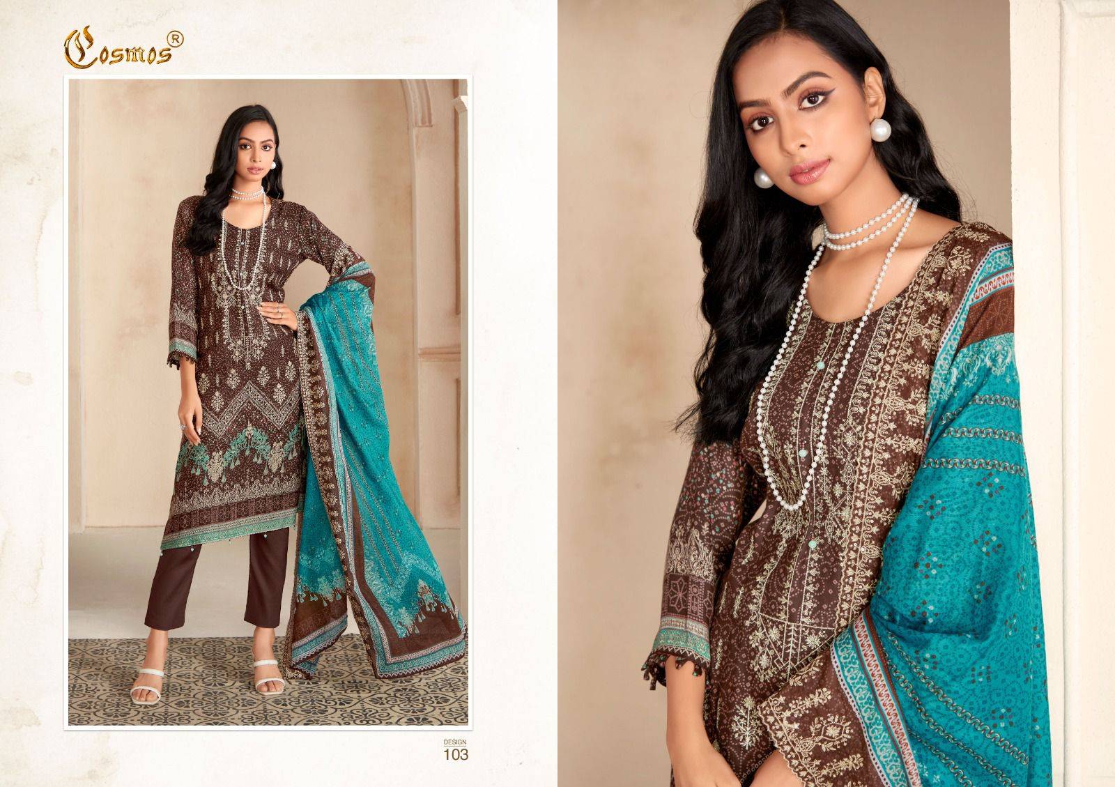 Bin Saeed Vol-1 By Cosmos 101 To 110 Series Beautiful Festive Suits Colorful Stylish Fancy Casual Wear & Ethnic Wear Jam Cotton Print Dresses At Wholesale Price