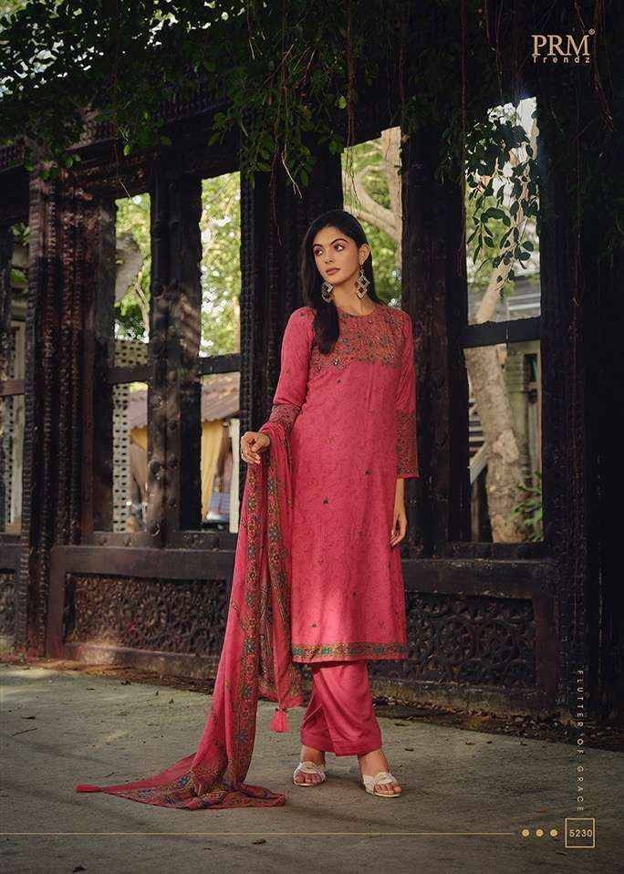 Haayat By Prm Trendz 5230 To 5235 Series Beautiful Suits Colorful Stylish Fancy Casual Wear & Ethnic Wear Pure Muslin Silk Dresses At Wholesale Price