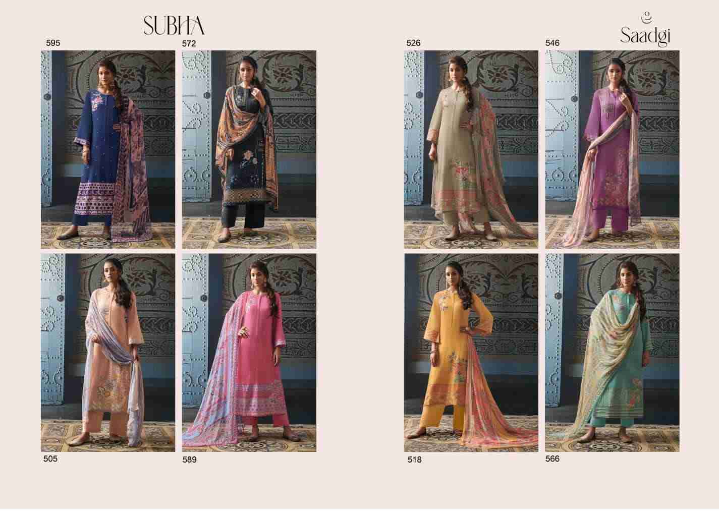 Subha By Saadgi Beautiful Stylish Festive Suits Fancy Colorful Casual Wear & Ethnic Wear & Ready To Wear Pure Jam Satin Digital Print Dresses At Wholesale Price