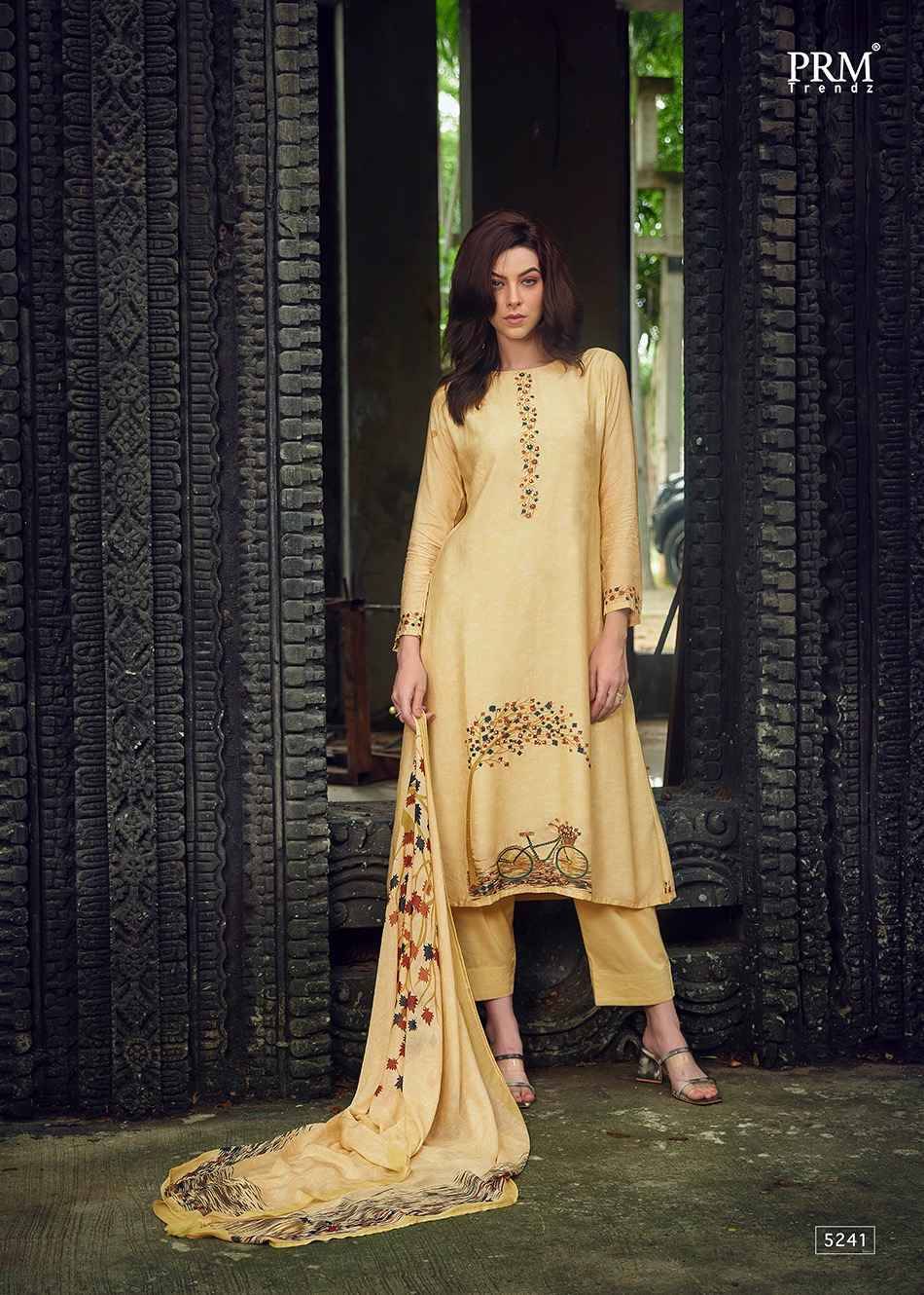 Aaghosh By Prm Trendz 5236 To 5241 Series Beautiful Stylish Festive Suits Fancy Colorful Casual Wear & Ethnic Wear & Ready To Wear Pure Muslin Silk Digital Print Dresses At Wholesale Price