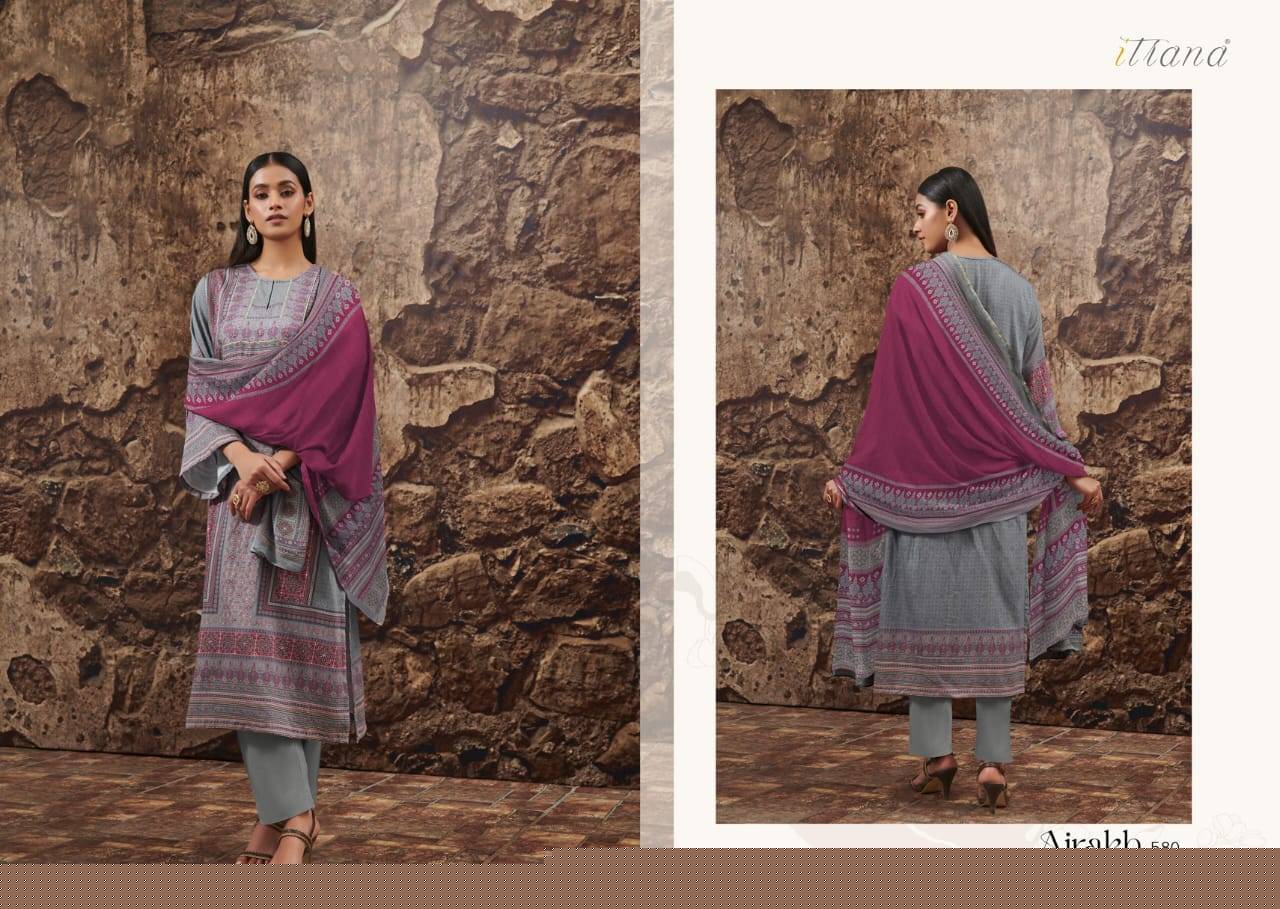 Ajrakh By Itrana Beautiful Stylish Festive Suits Fancy Colorful Casual Wear & Ethnic Wear & Ready To Wear Cotton Satin Print Dresses At Wholesale Price