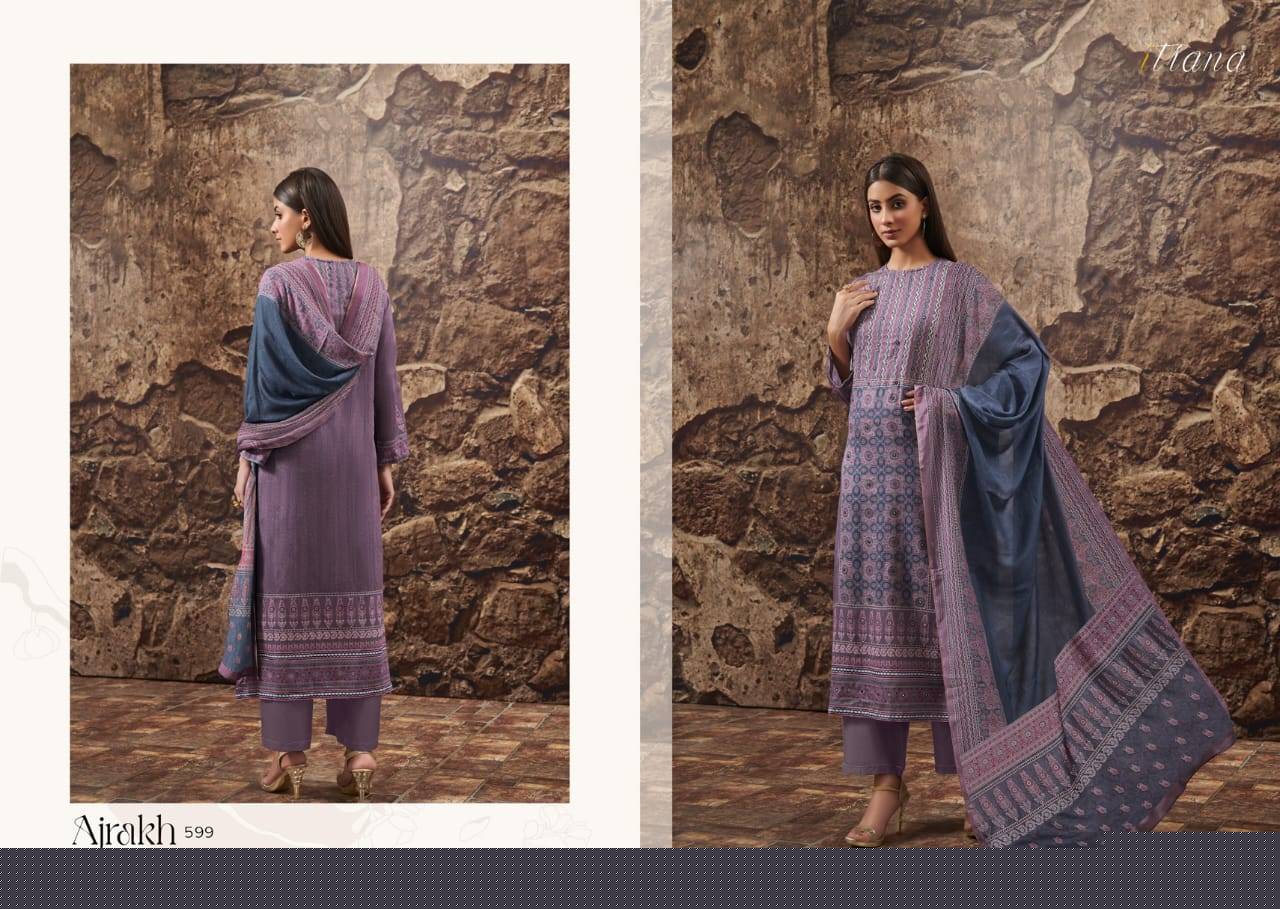 Ajrakh By Itrana Beautiful Stylish Festive Suits Fancy Colorful Casual Wear & Ethnic Wear & Ready To Wear Cotton Satin Print Dresses At Wholesale Price