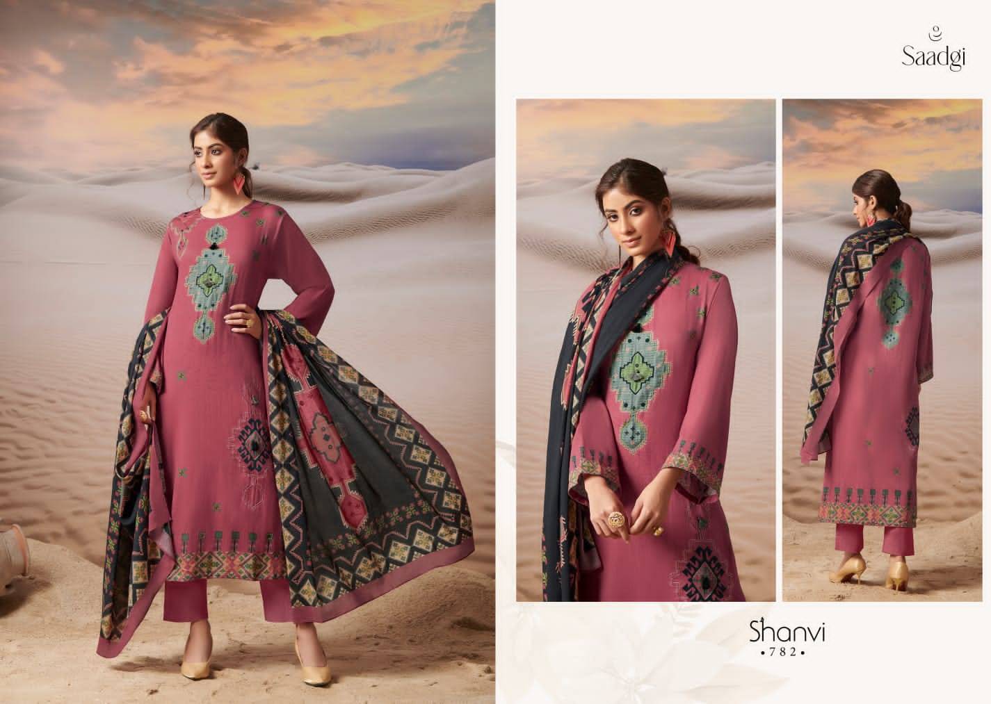 Shanvi By Saadgi Beautiful Stylish Festive Suits Fancy Colorful Casual Wear & Ethnic Wear & Ready To Wear Pure Cotton Satin Digital Print Dresses At Wholesale Price