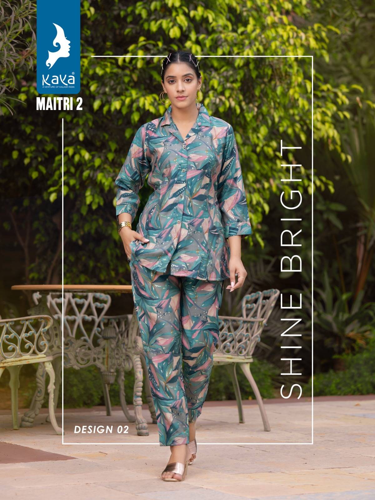 Maitri Vol-2 By Kaya 01 To 06 Series Designer Stylish Fancy Colorful Beautiful Party Wear & Ethnic Wear Collection Chanderi Print Tops At Wholesale Price