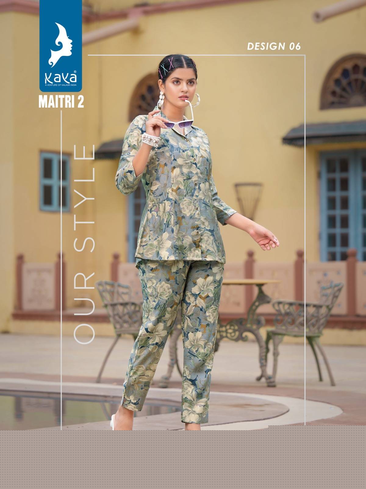Maitri Vol-2 By Kaya 01 To 06 Series Designer Stylish Fancy Colorful Beautiful Party Wear & Ethnic Wear Collection Chanderi Print Tops At Wholesale Price