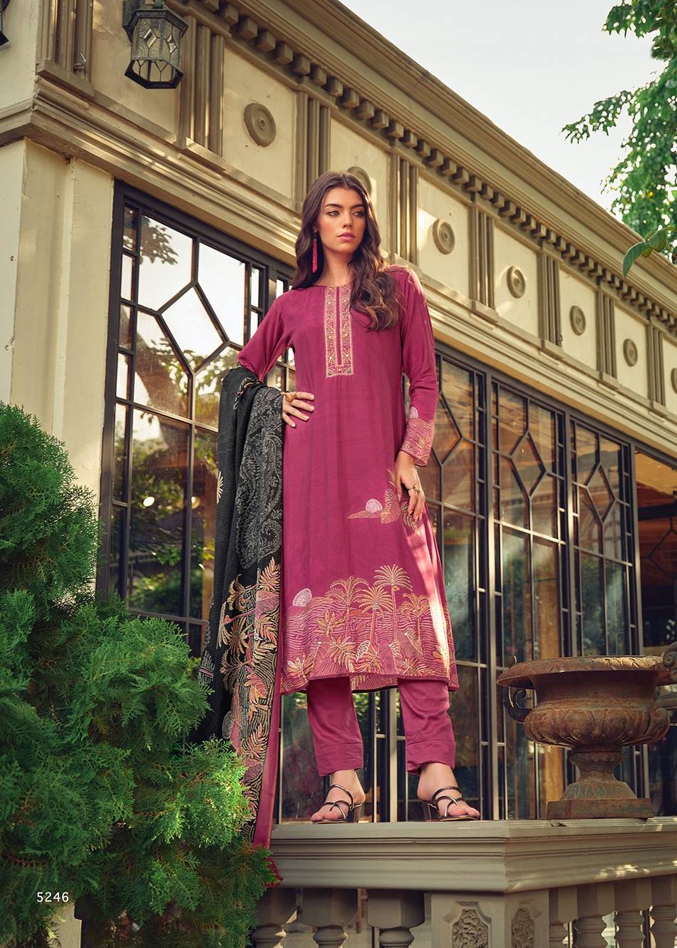 Dastaar By Prm Trendz 5242 To 5249 Series Beautiful Stylish Festive Suits Fancy Colorful Casual Wear & Ethnic Wear & Ready To Wear Pure Muslin Silk Digital Print Dresses At Wholesale Price