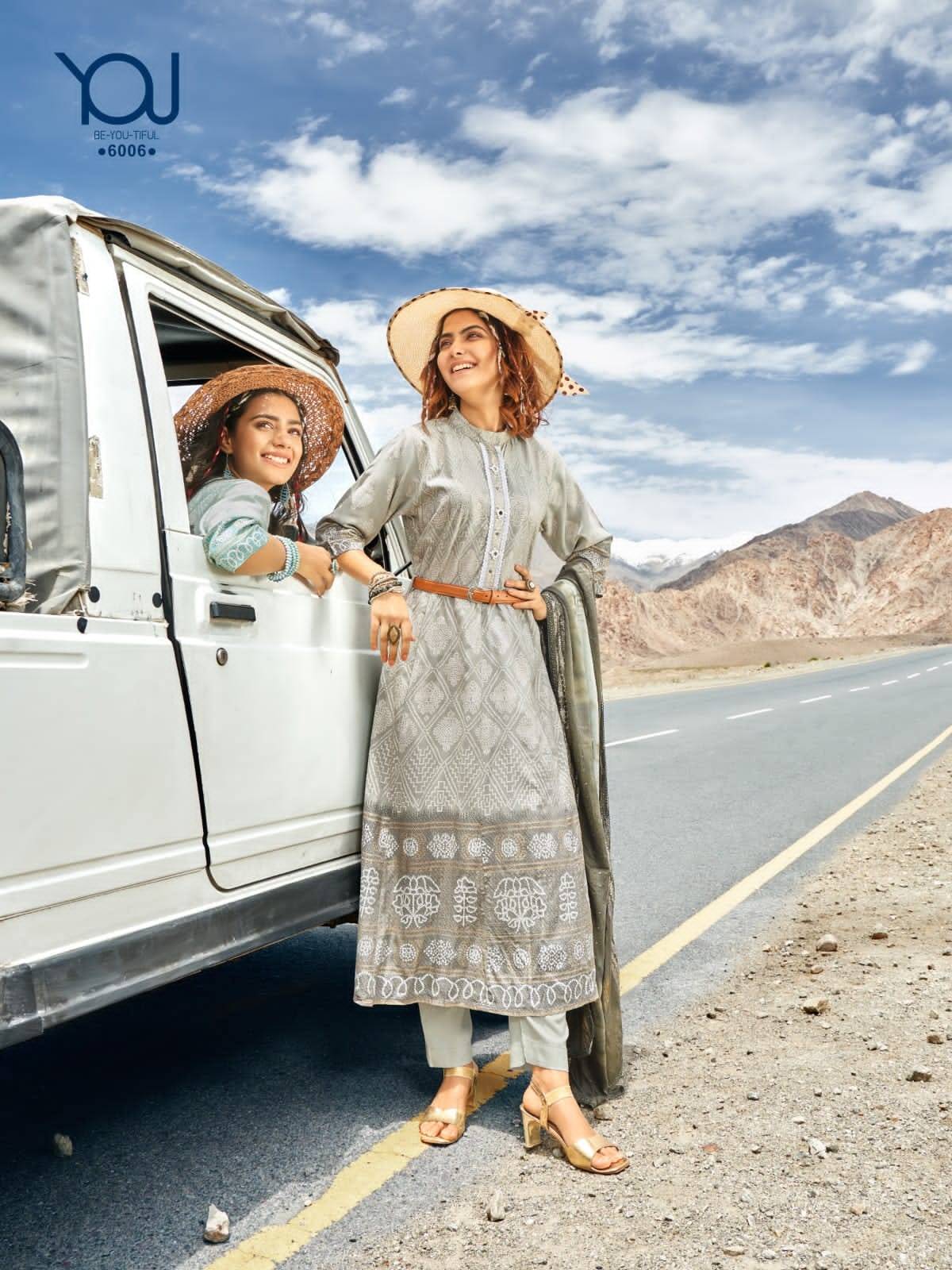 Kesari By You 6001 To 6006 Series Beautiful Stylish Festive Suits Fancy Colorful Casual Wear & Ethnic Wear & Ready To Wear Pure Rayon Print Dresses At Wholesale Price