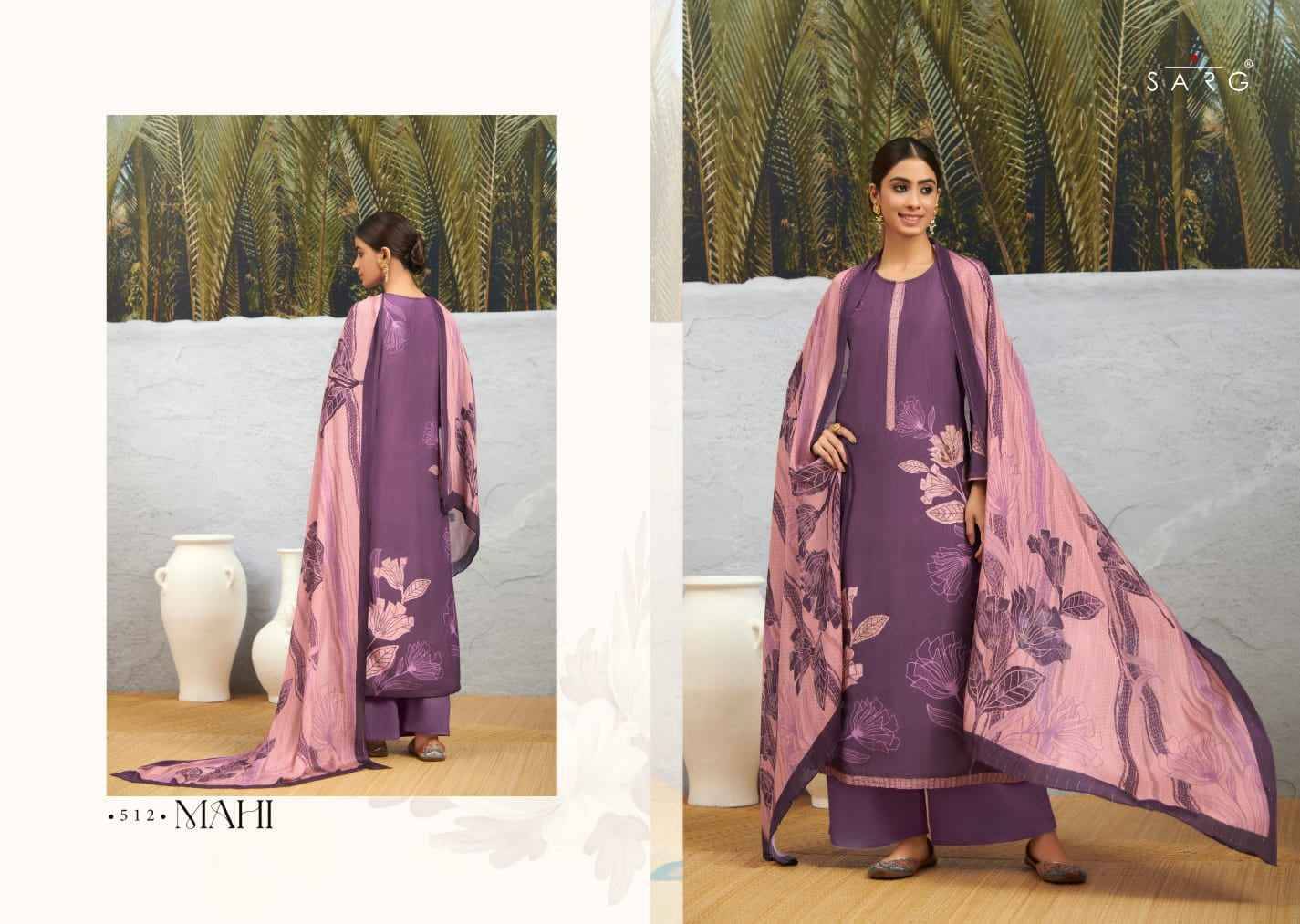 Mahi By Sarg Beautiful Stylish Festive Suits Fancy Colorful Casual Wear & Ethnic Wear & Ready To Wear Kashmiri Silk Digital Print Dresses At Wholesale Price