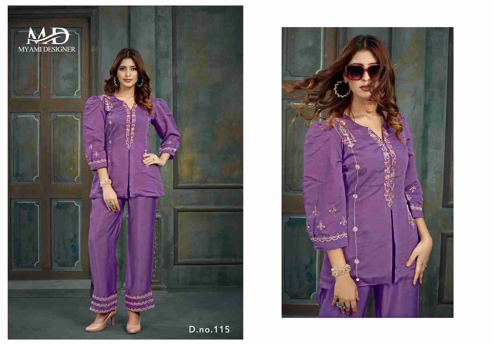 Co-Ord Vol-2 By Myami Designer 111 To 116 Series Designer Stylish Fancy Colorful Beautiful Party Wear & Ethnic Wear Collection Viscose Co-Ord At Wholesale Price