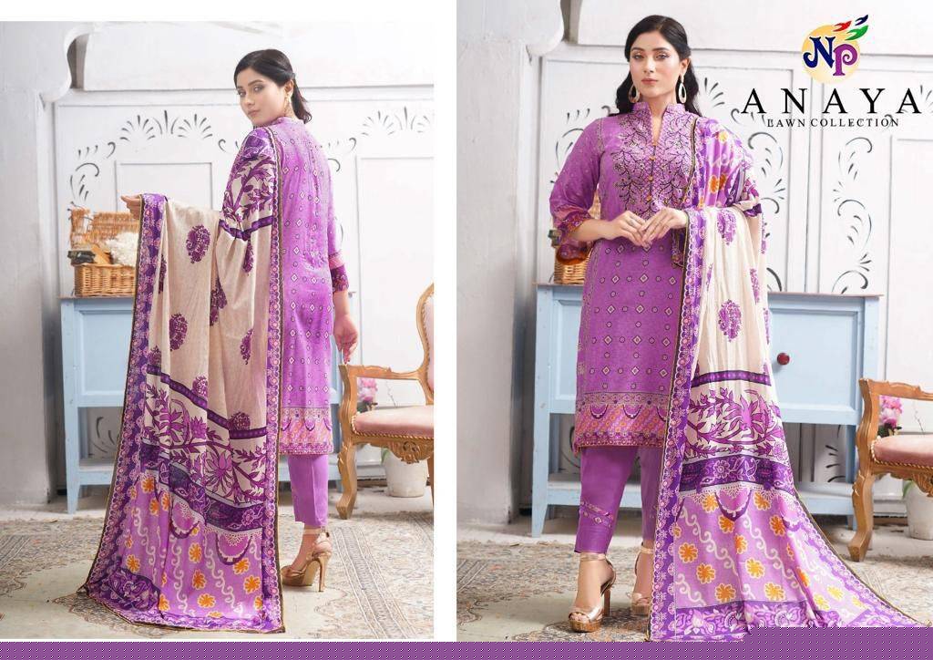 Anaya By Nand Gopal Prints 1001 To 1010 Series Beautiful Festive Suits Colorful Stylish Fancy Casual Wear & Ethnic Wear Pure Lawn Cotton Print Dresses At Wholesale Price