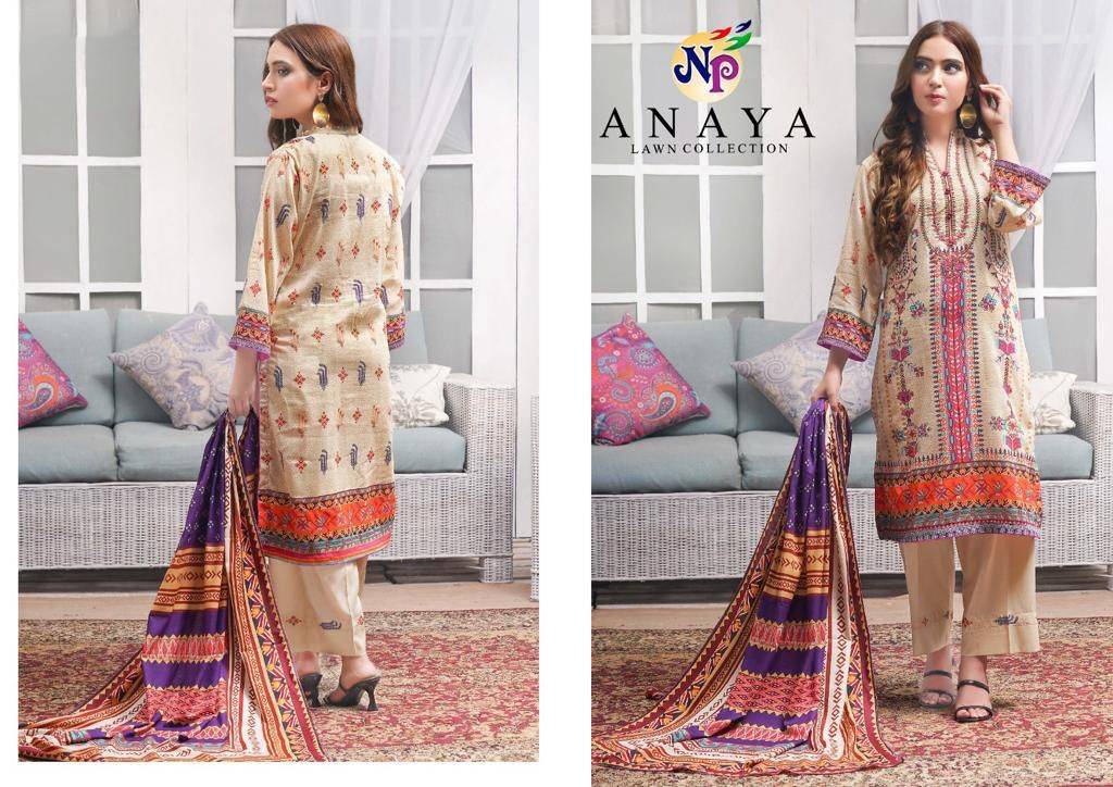 Anaya By Nand Gopal Prints 1001 To 1010 Series Beautiful Festive Suits Colorful Stylish Fancy Casual Wear & Ethnic Wear Pure Lawn Cotton Print Dresses At Wholesale Price
