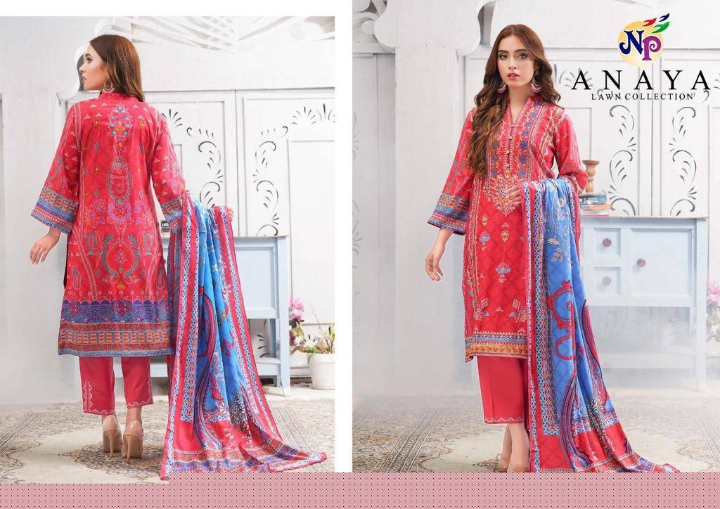 Anaya By Nand Gopal Prints 1001 To 1010 Series Beautiful Festive Suits Colorful Stylish Fancy Casual Wear & Ethnic Wear Pure Lawn Cotton Print Dresses At Wholesale Price