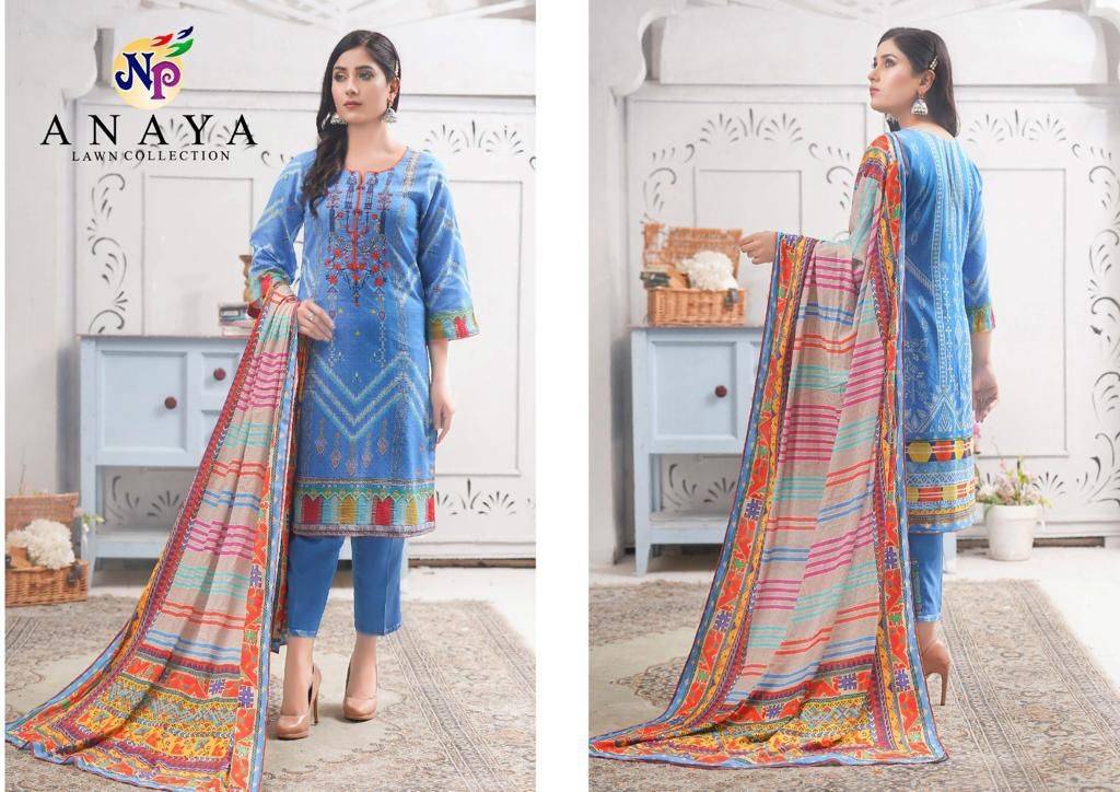 Anaya By Nand Gopal Prints 1001 To 1010 Series Beautiful Festive Suits Colorful Stylish Fancy Casual Wear & Ethnic Wear Pure Lawn Cotton Print Dresses At Wholesale Price