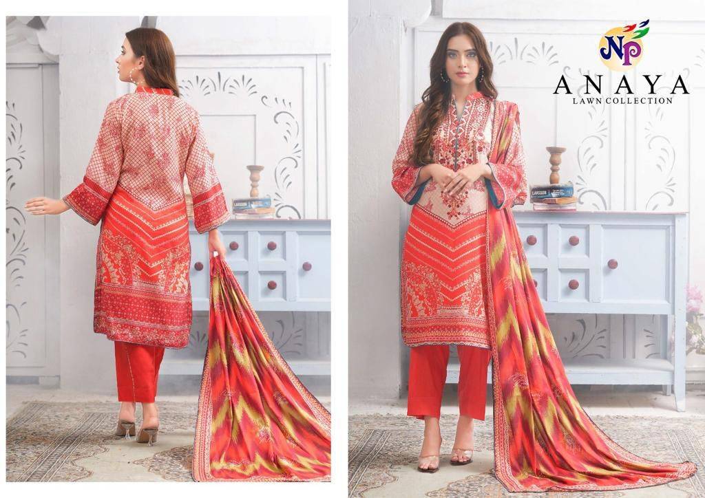 Anaya By Nand Gopal Prints 1001 To 1010 Series Beautiful Festive Suits Colorful Stylish Fancy Casual Wear & Ethnic Wear Pure Lawn Cotton Print Dresses At Wholesale Price