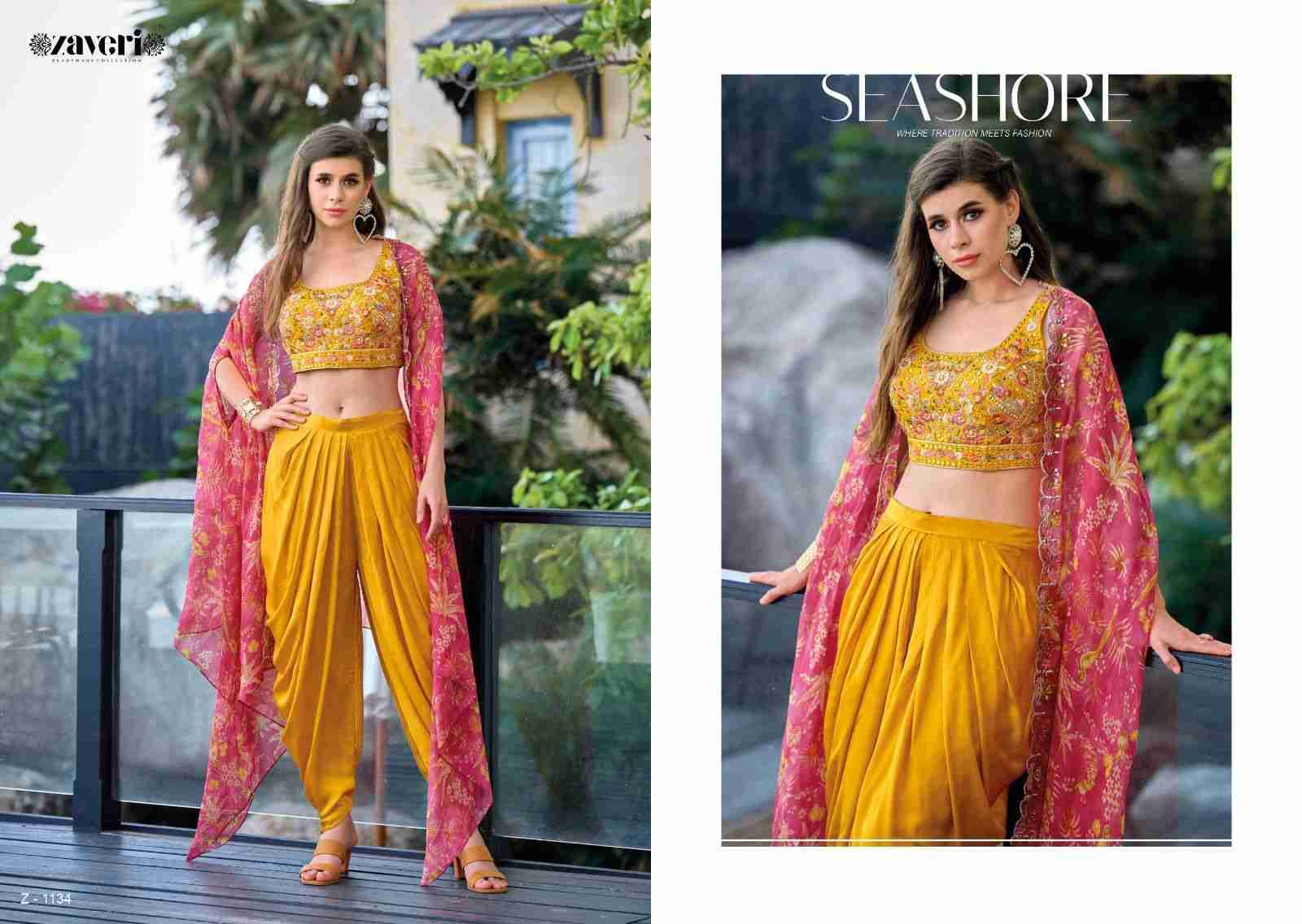 Liana By Zaveri 1134 To 1137 Series Designer Stylish Fancy Colorful Beautiful Party Wear & Ethnic Wear Collection Satin Silk Tops With Bottom At Wholesale Price