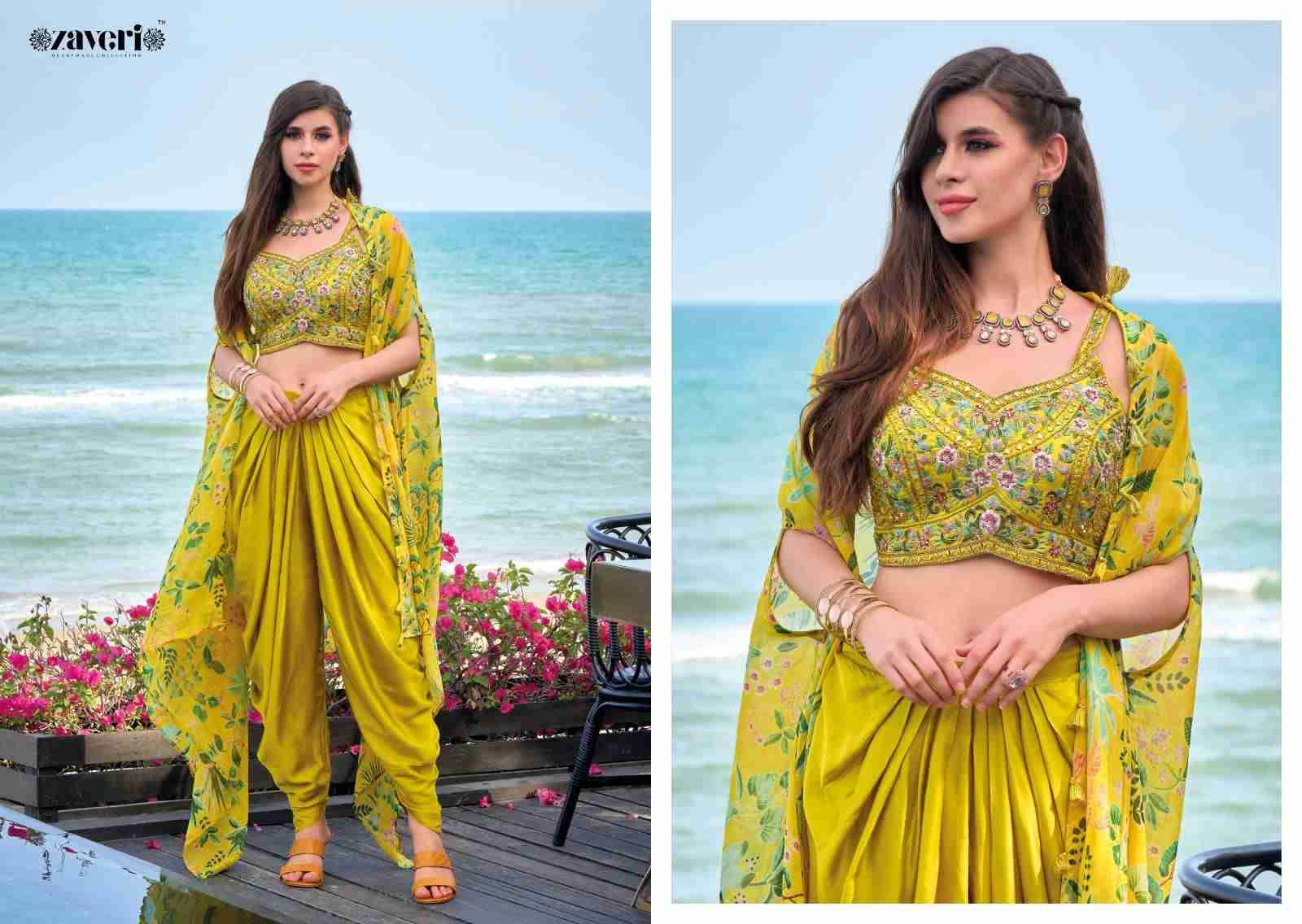 Liana By Zaveri 1134 To 1137 Series Designer Stylish Fancy Colorful Beautiful Party Wear & Ethnic Wear Collection Satin Silk Tops With Bottom At Wholesale Price